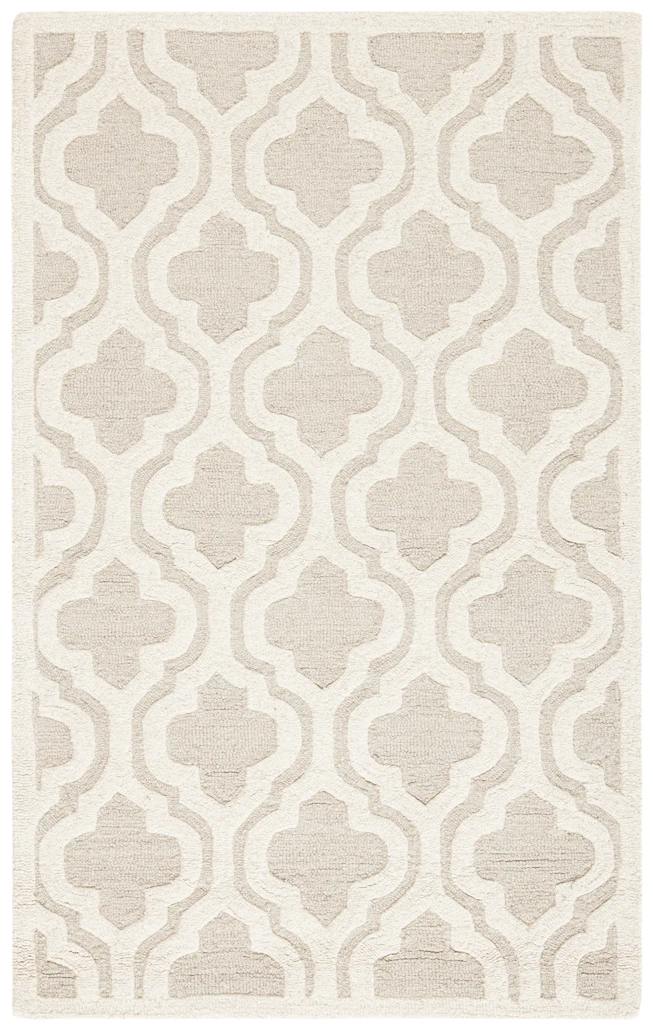 Cambridge Small-Scale Quatrefoil Hand-Tufted Wool Rug