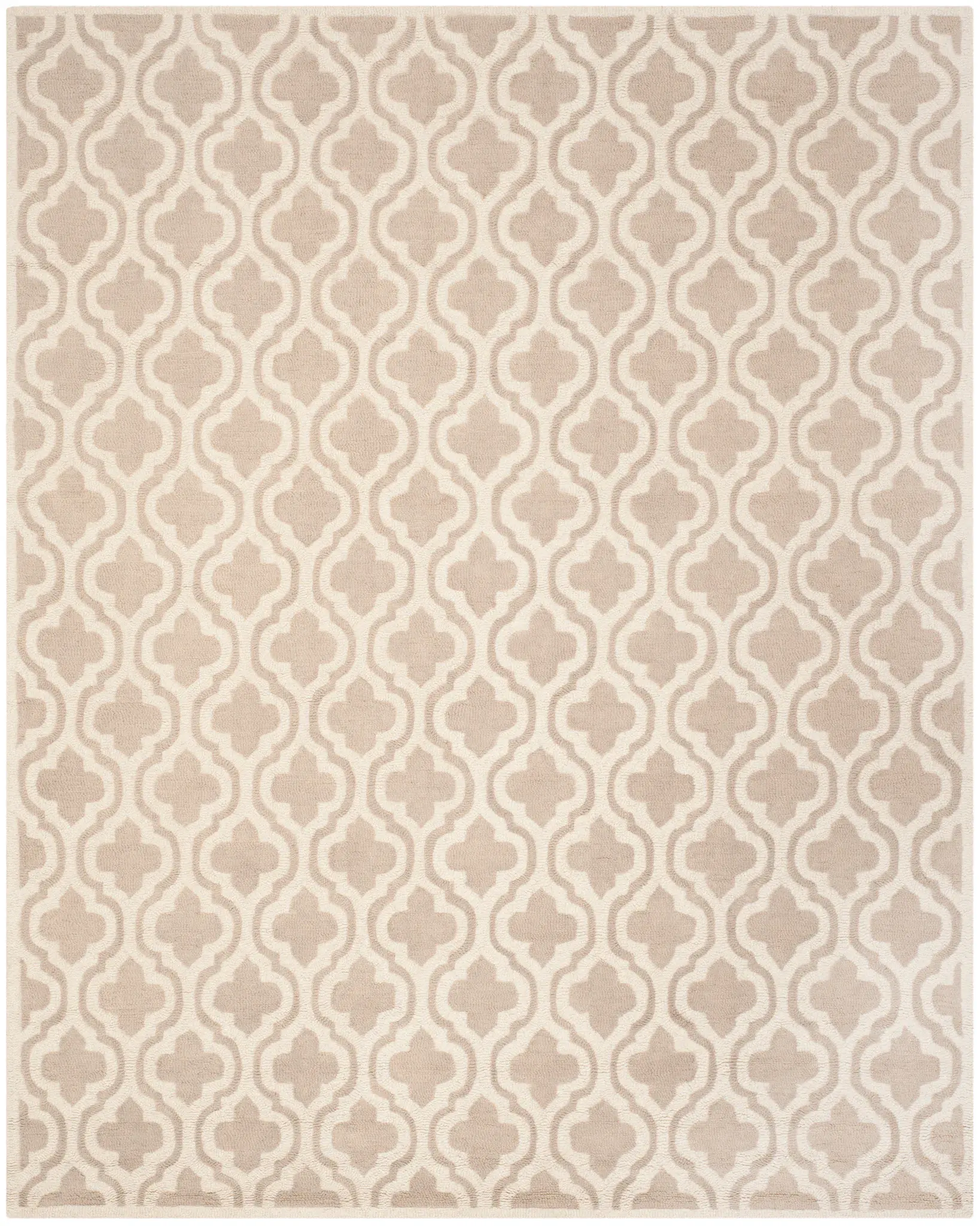 Cambridge Small-Scale Quatrefoil Hand-Tufted Wool Rug
