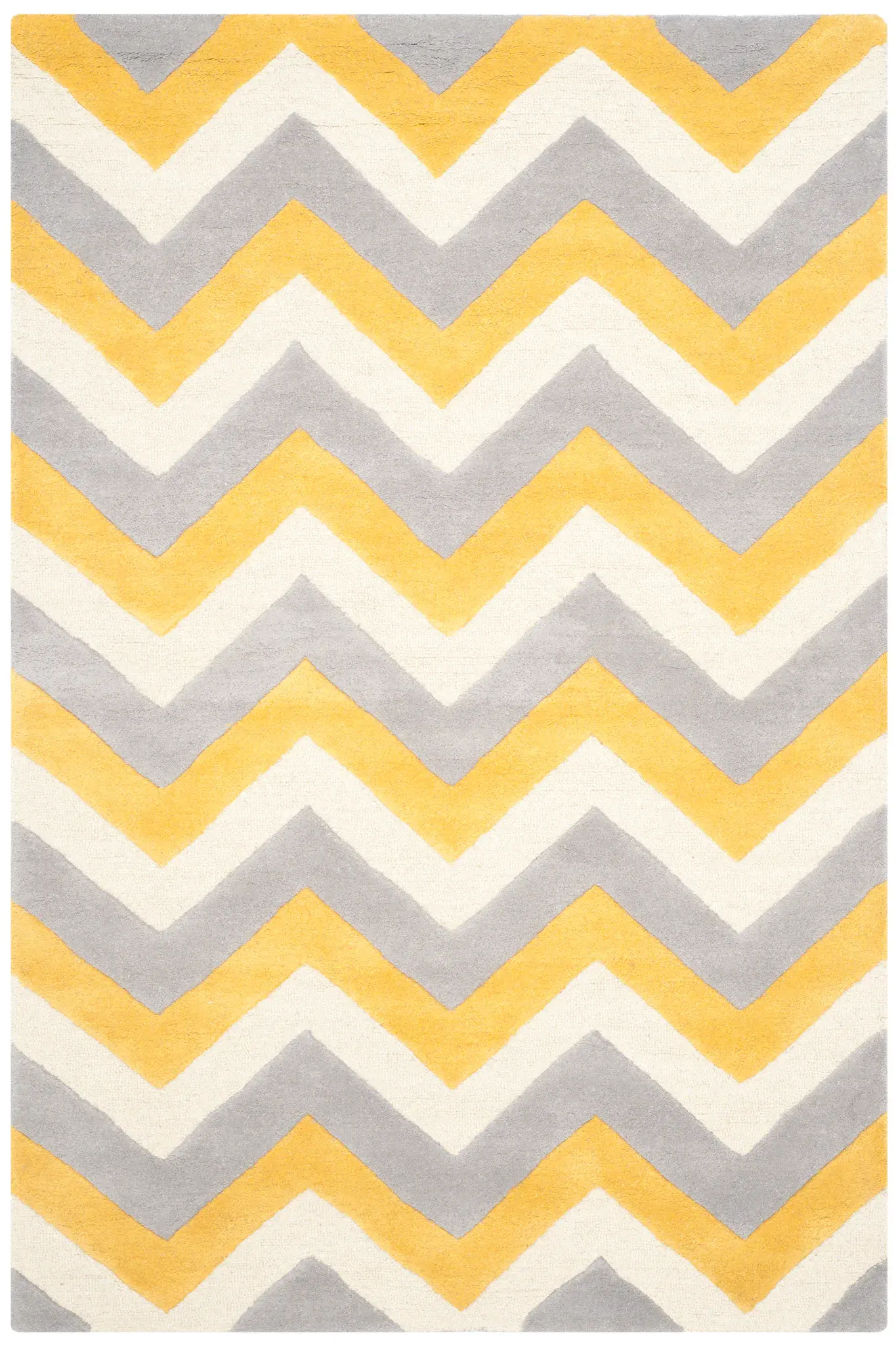 Cambridge Alternating Chevron Hand-Tufted Wool Rug