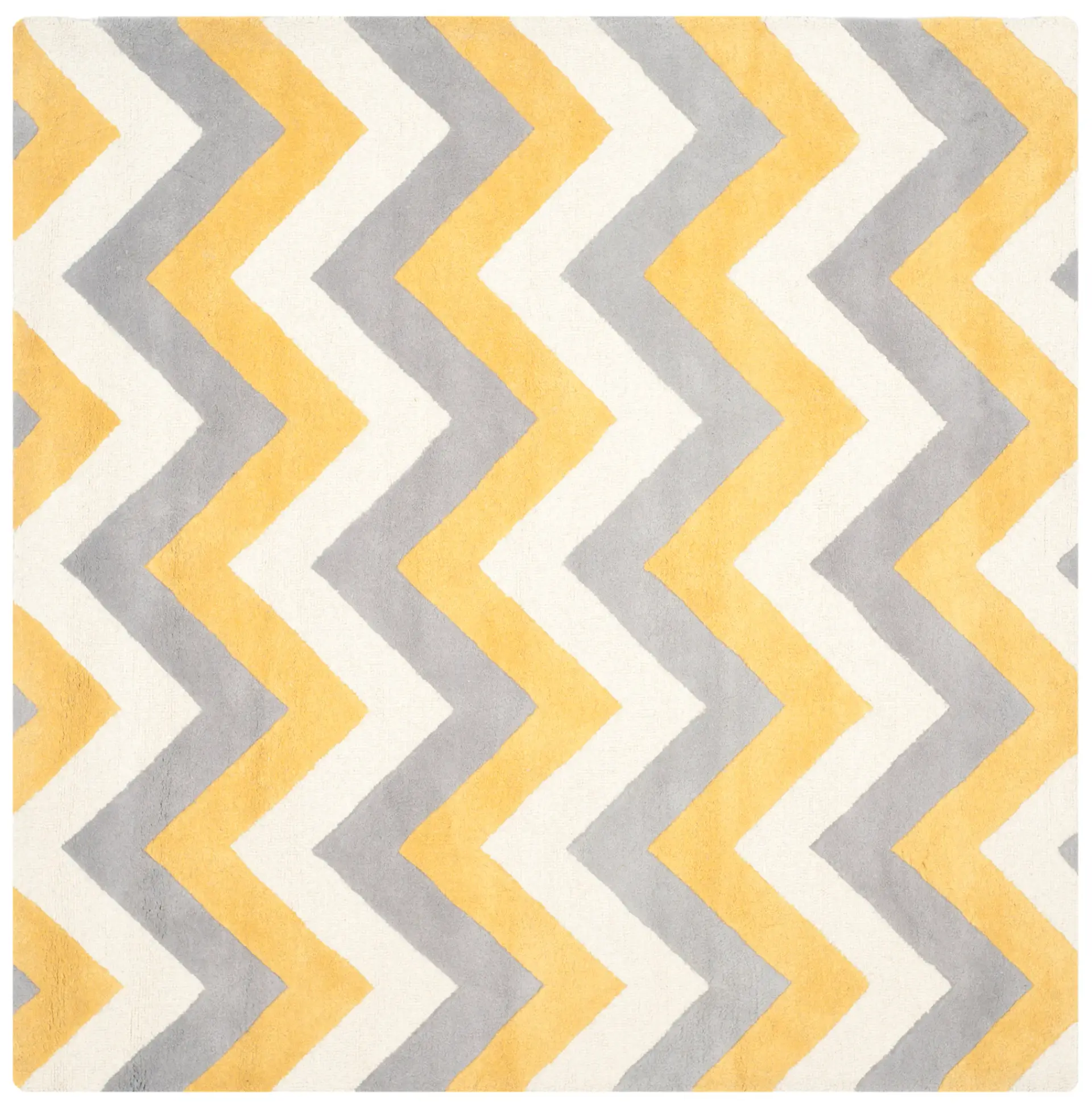 Cambridge Alternating Chevron Hand-Tufted Wool Rug