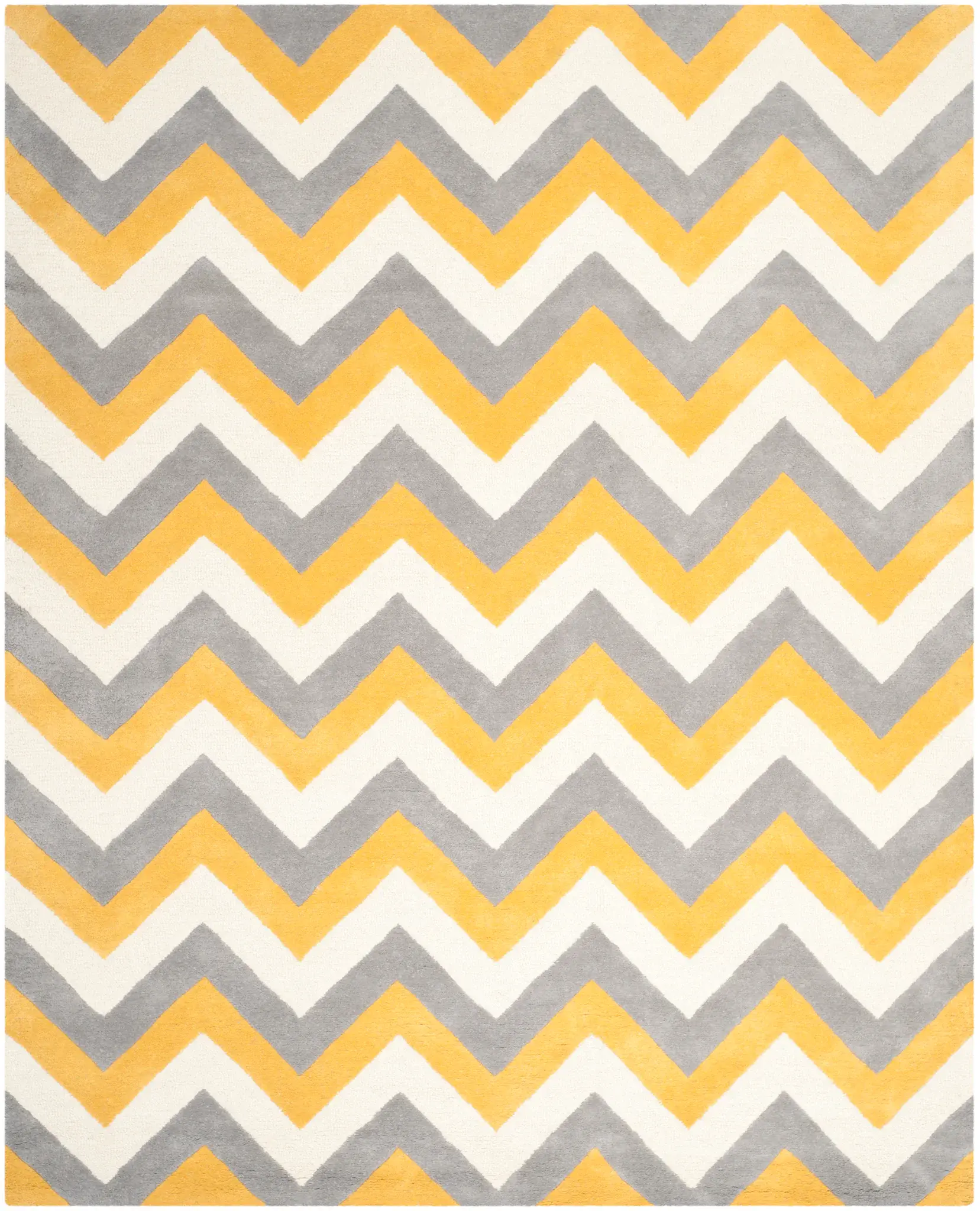 Cambridge Alternating Chevron Hand-Tufted Wool Rug