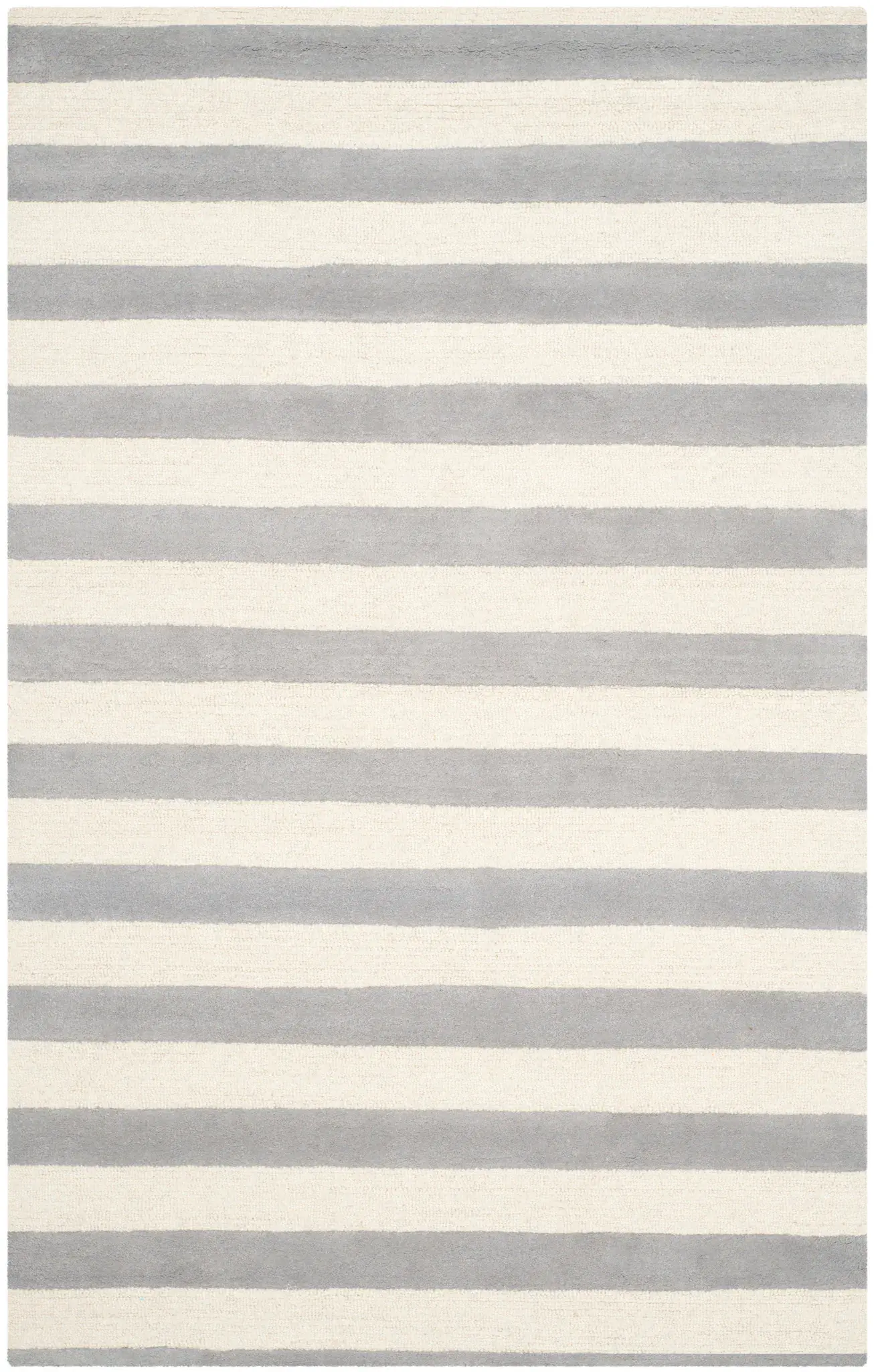 Cambridge Stripe Hand-Tufted Wool Rug