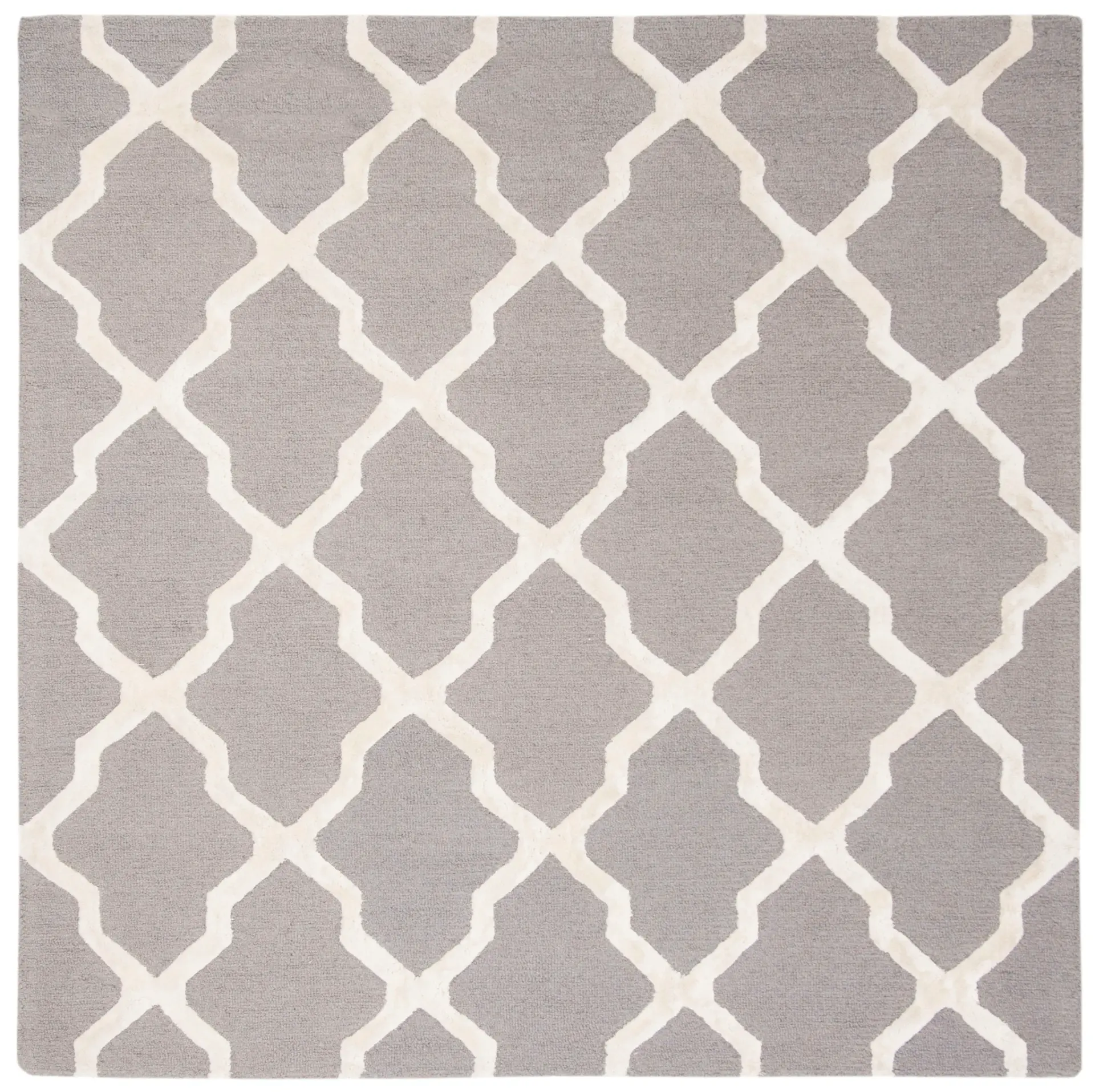 Cambridge Small-Scale Trellis Hand-Tufted Rug