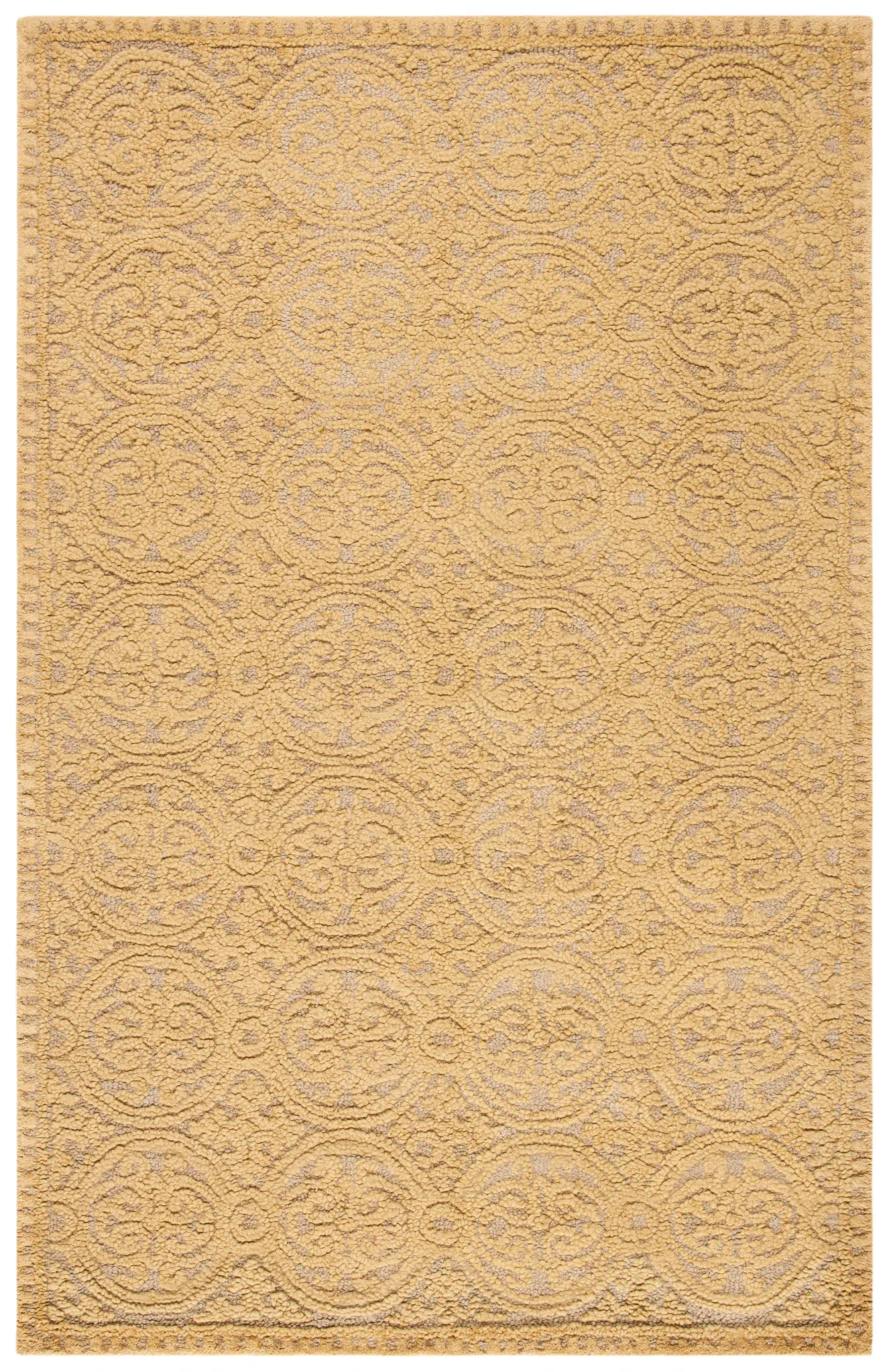 Cambridge Interlocking Circle Hand-Tufted Wool Rug