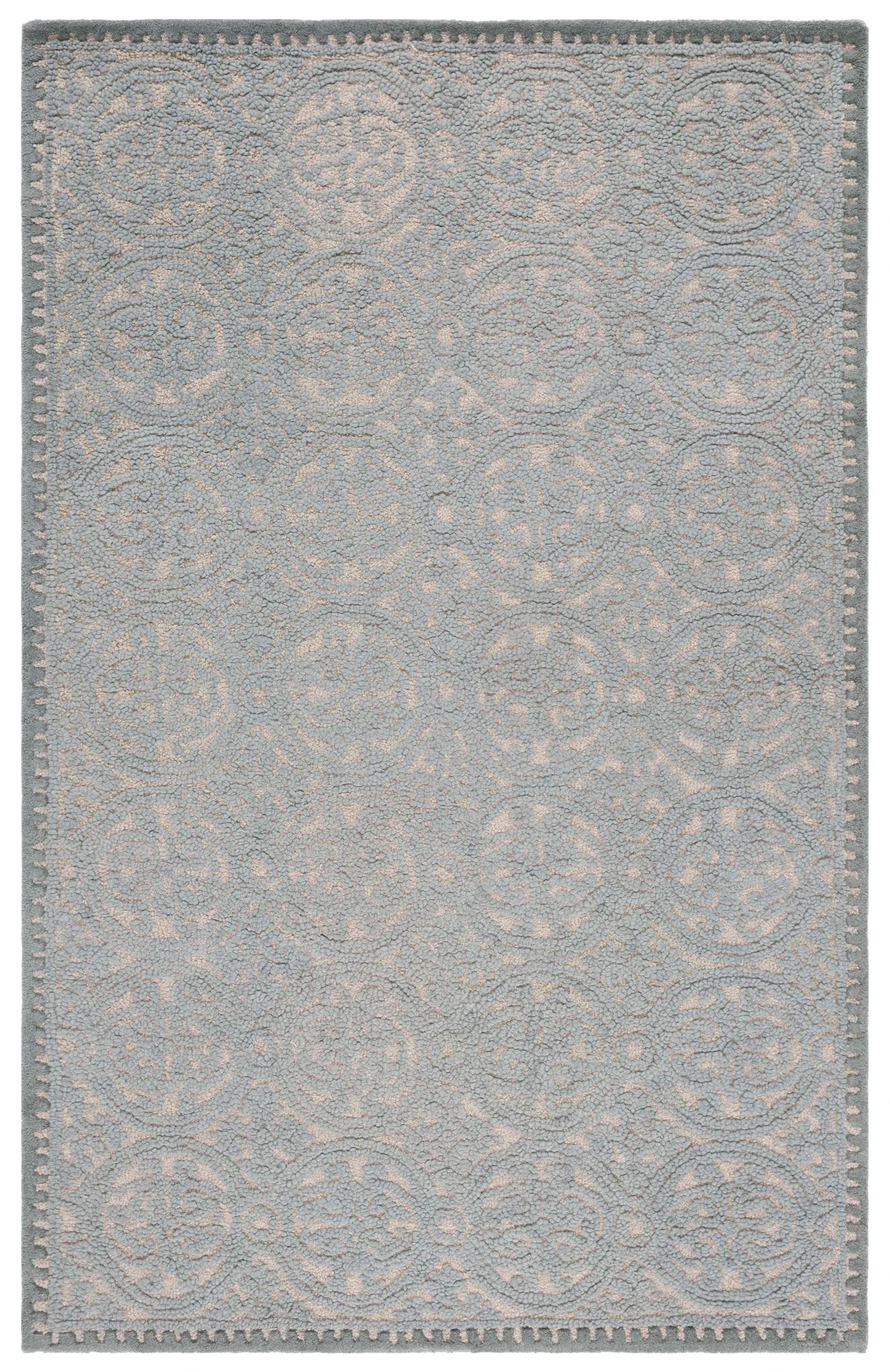 Cambridge Interlocking Medallion Hand-Tufted Wool Rug