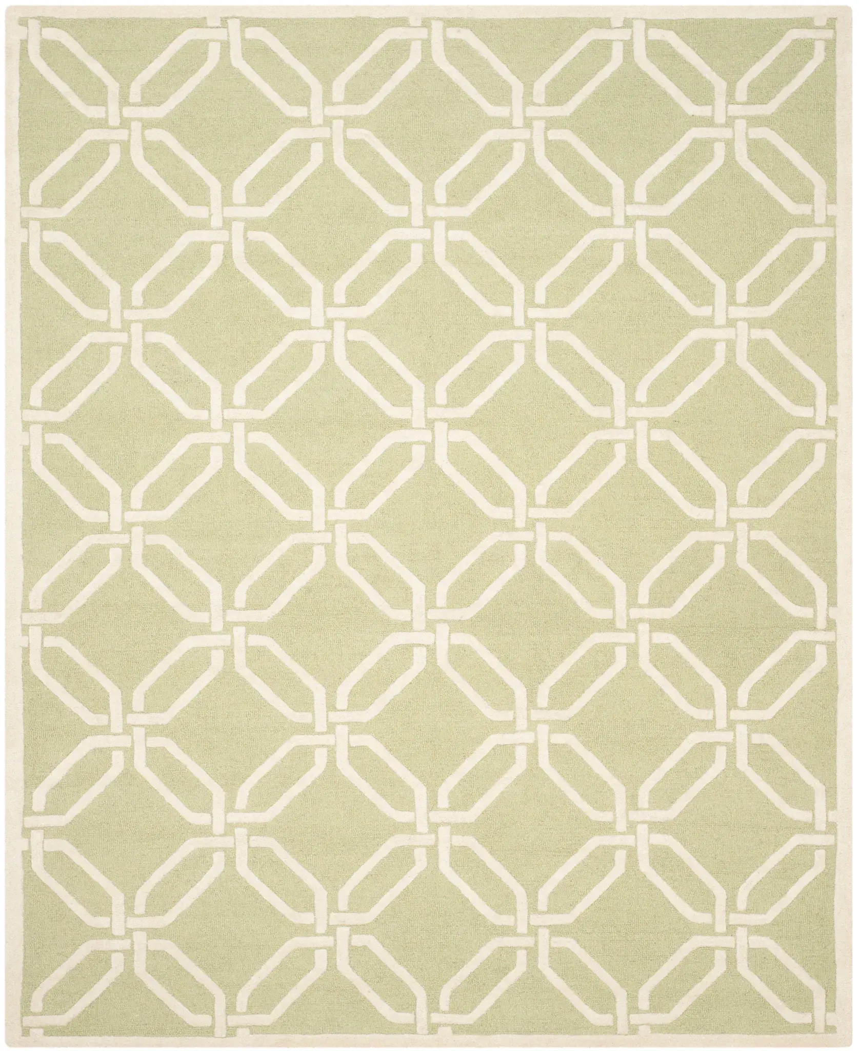Cambridge Interlocking Octagon Hand-Tufted Wool Rug