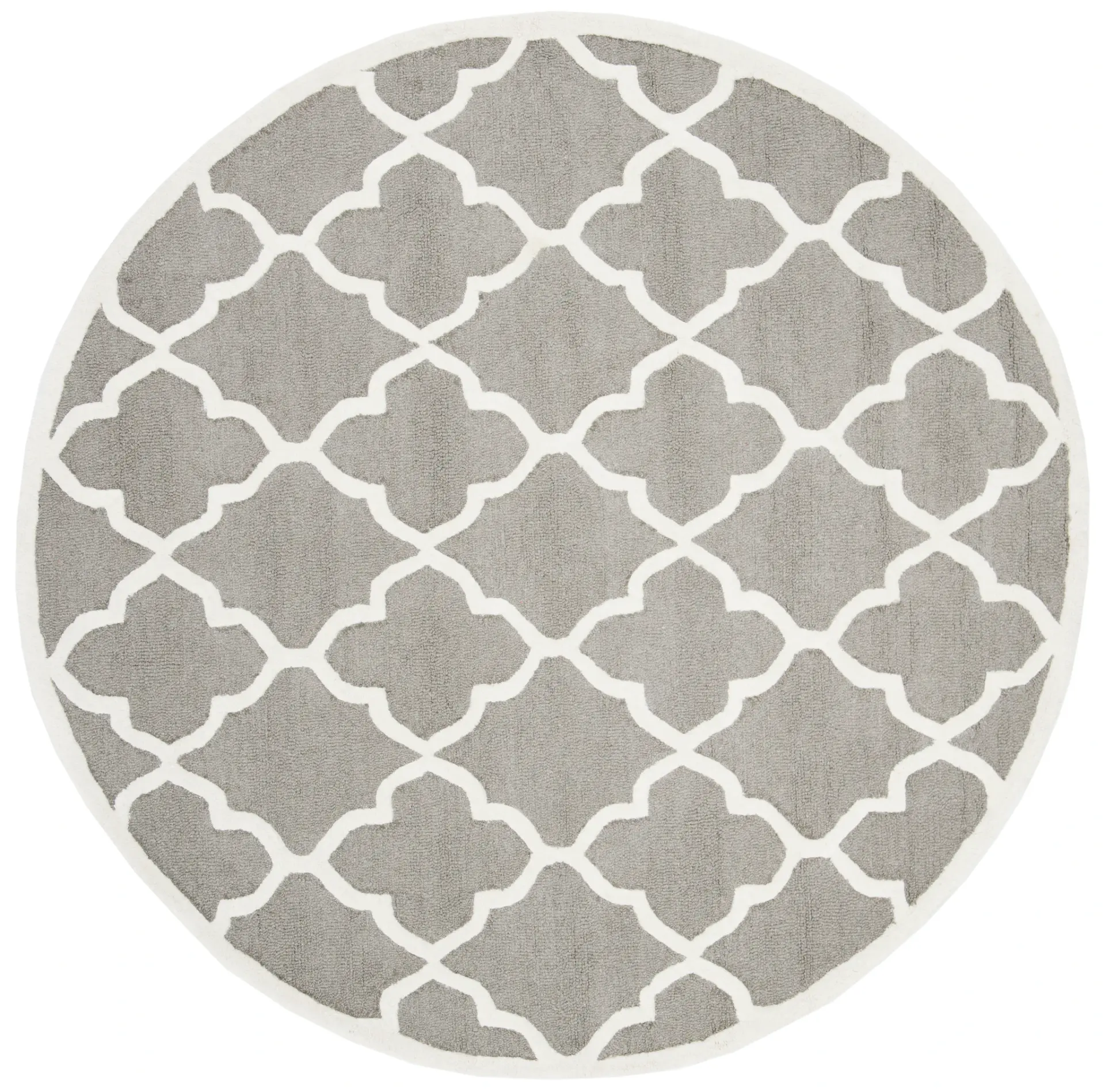 Cambridge Moroccan Quatrefoil Hand-Tufted Wool Rug
