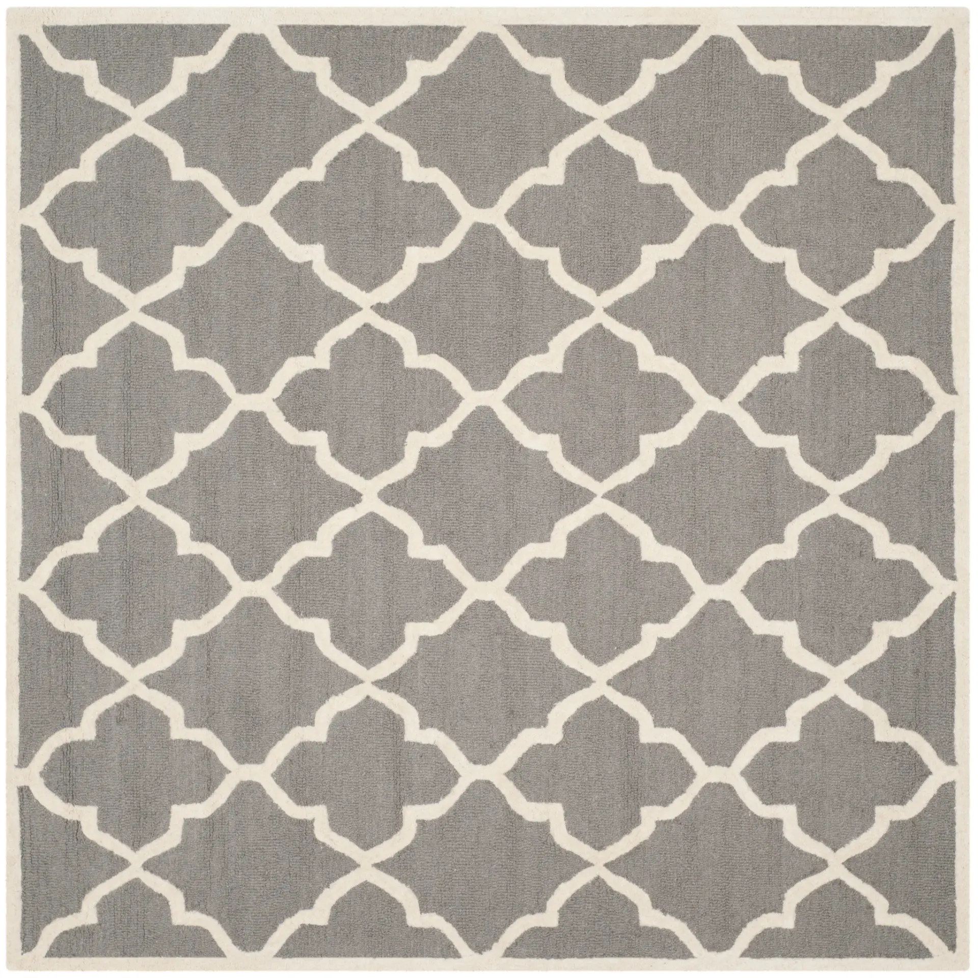 Cambridge Moroccan Quatrefoil Hand-Tufted Wool Rug