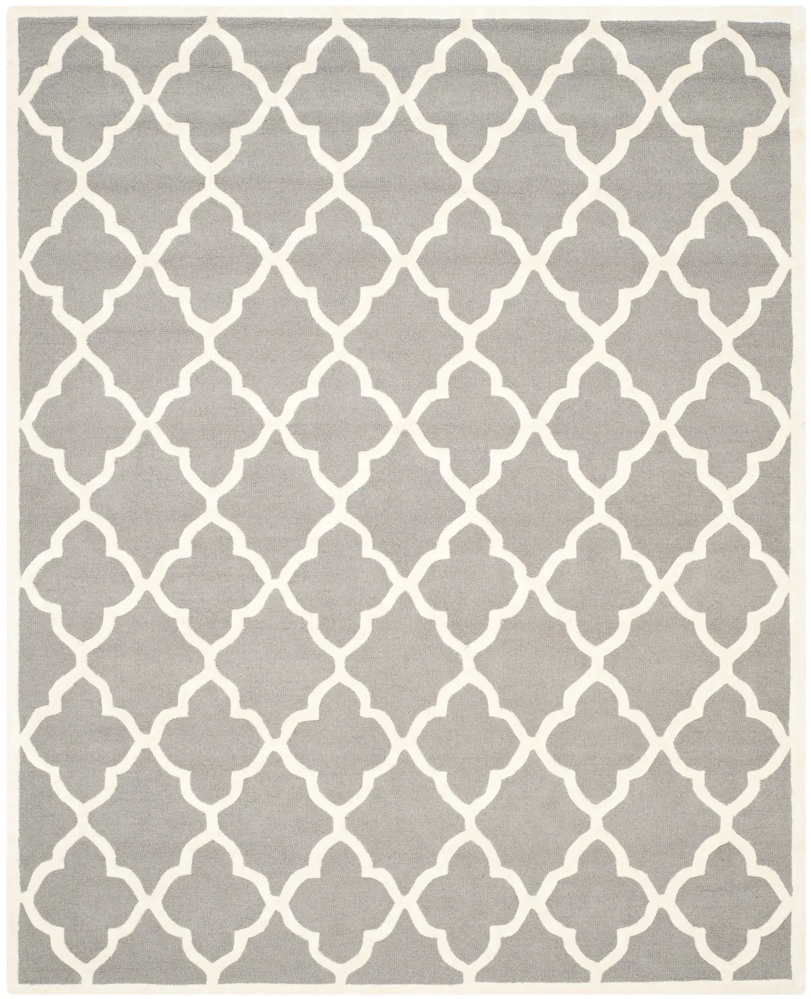 Cambridge Moroccan Quatrefoil Hand-Tufted Wool Rug