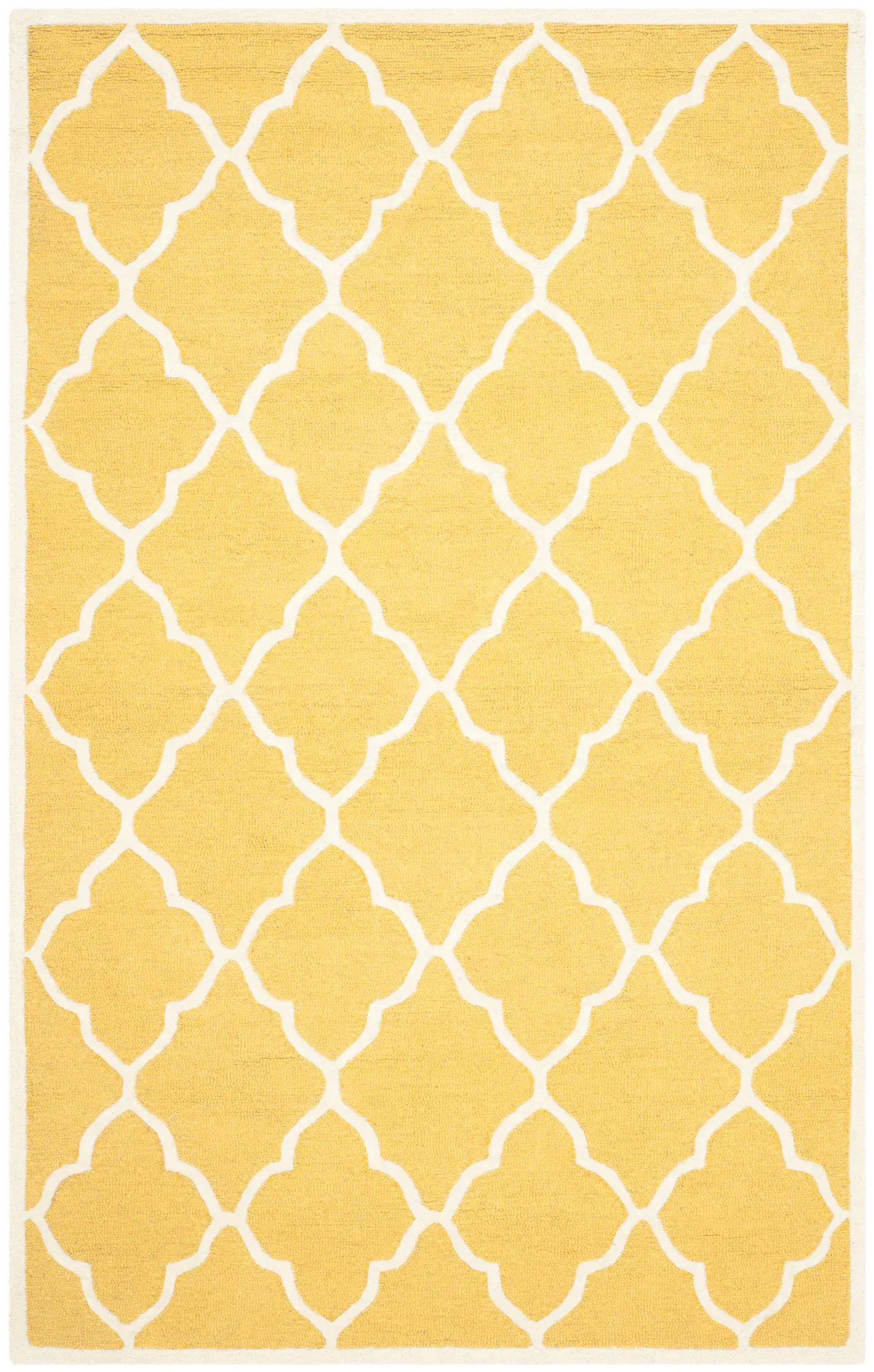 Cambridge Moroccan Quatrefoil Hand-Tufted Wool Rug