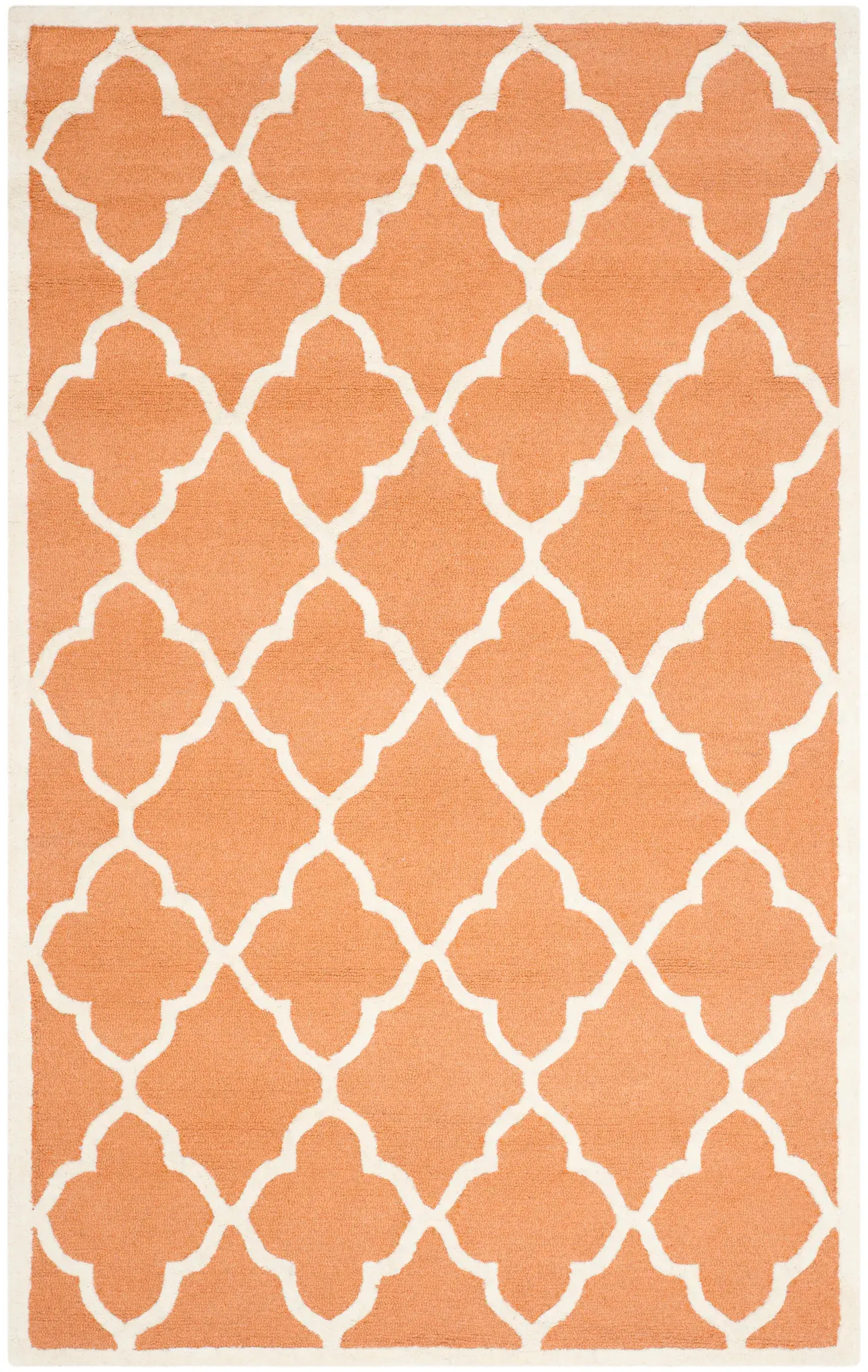 Cambridge Moroccan Quatrefoil Hand-Tufted Wool Rug