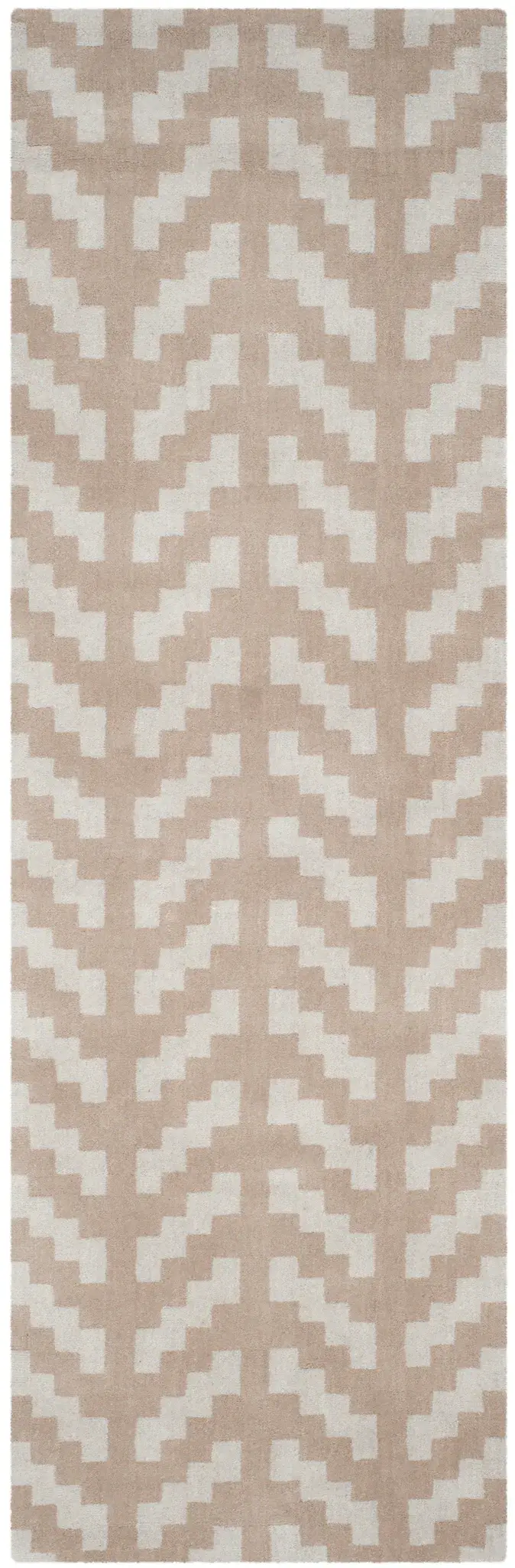 Cambridge Stepped Herringbone Hand-Tufted Wool Rug