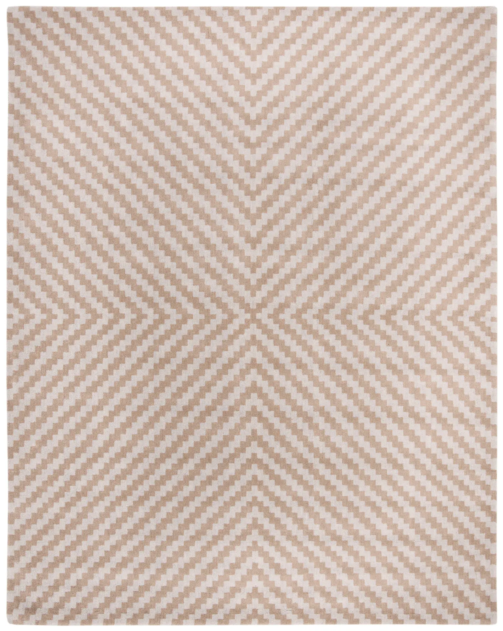 Cambridge Stepped Diamond Hand-Tufted Wool Rug