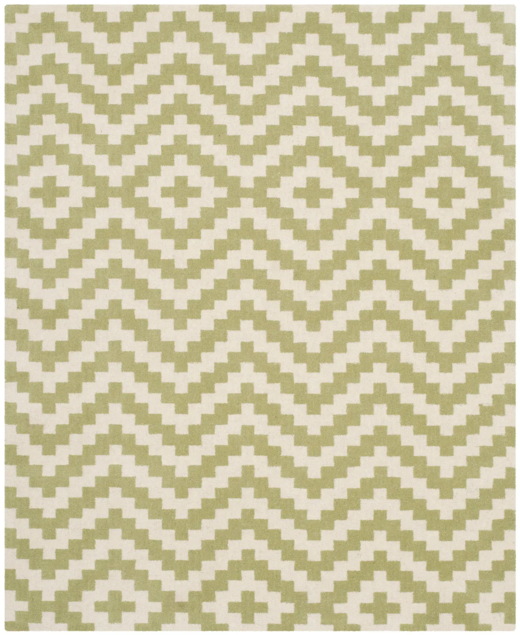 Cambridge Stepped Chevron Hand-Tufted Wool Rug