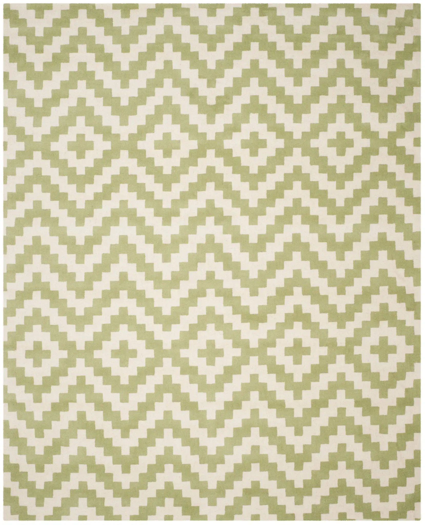 Cambridge Stepped Chevron Hand-Tufted Wool Rug