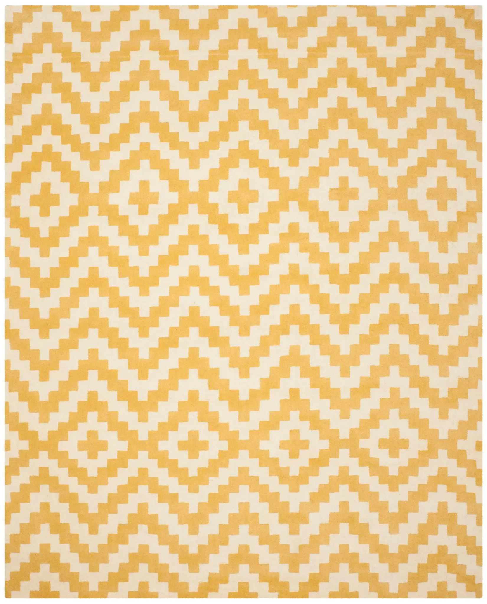 Cambridge Stepped Chevron Hand-Tufted Wool Rug