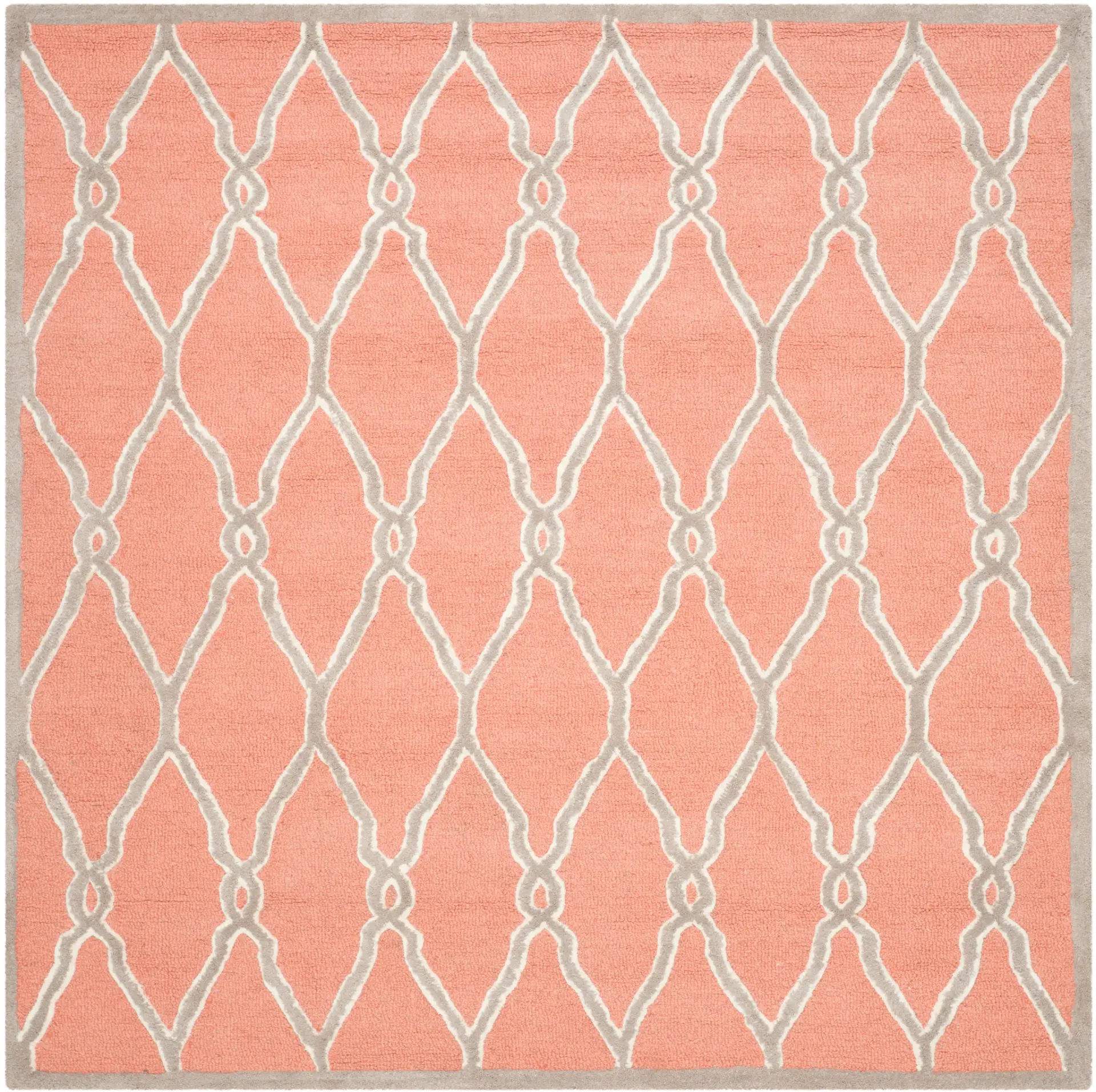 Cambridge Hourglass Lattice Hand-Tufted Wool Rug
