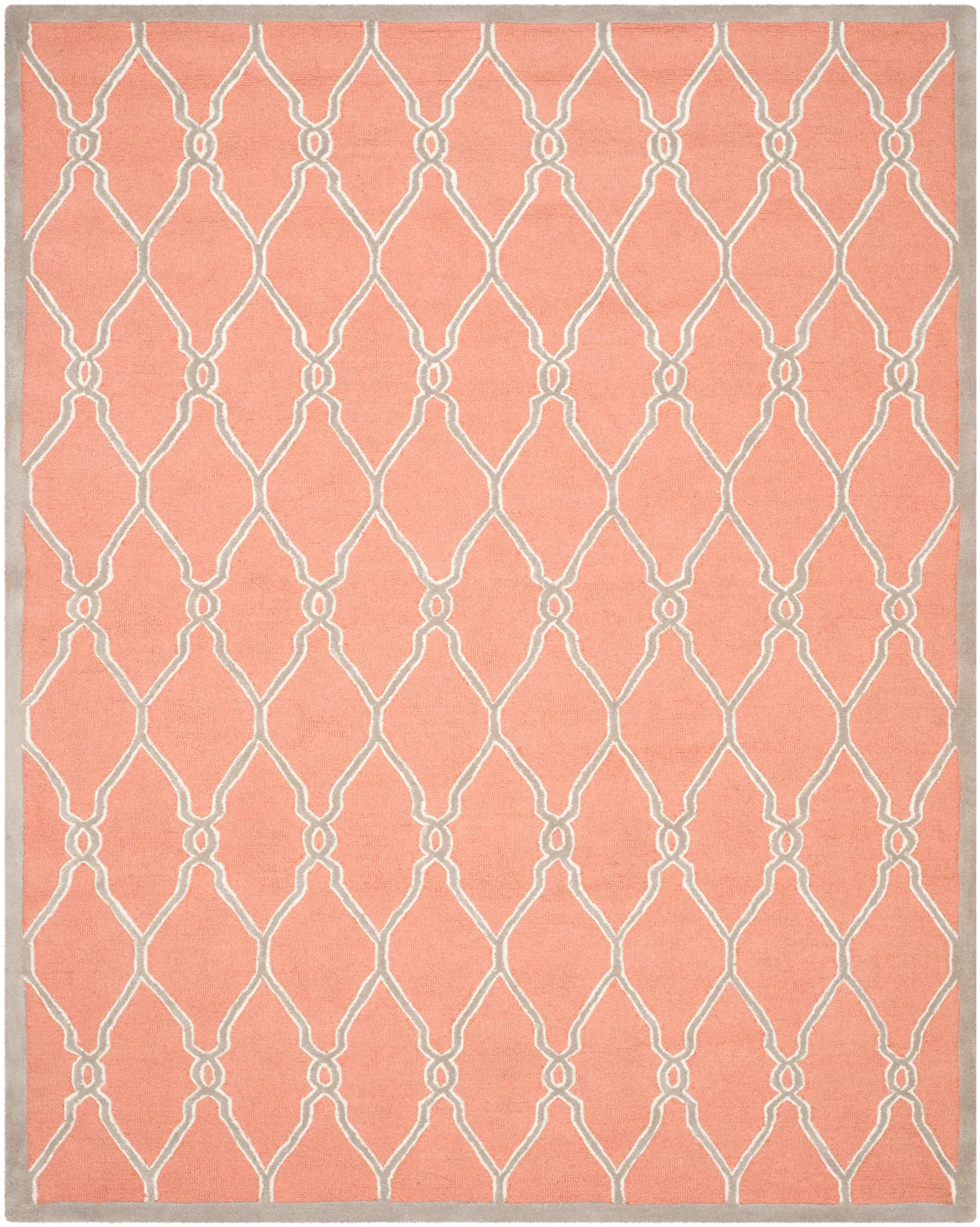 Cambridge Hourglass Lattice Hand-Tufted Wool Rug