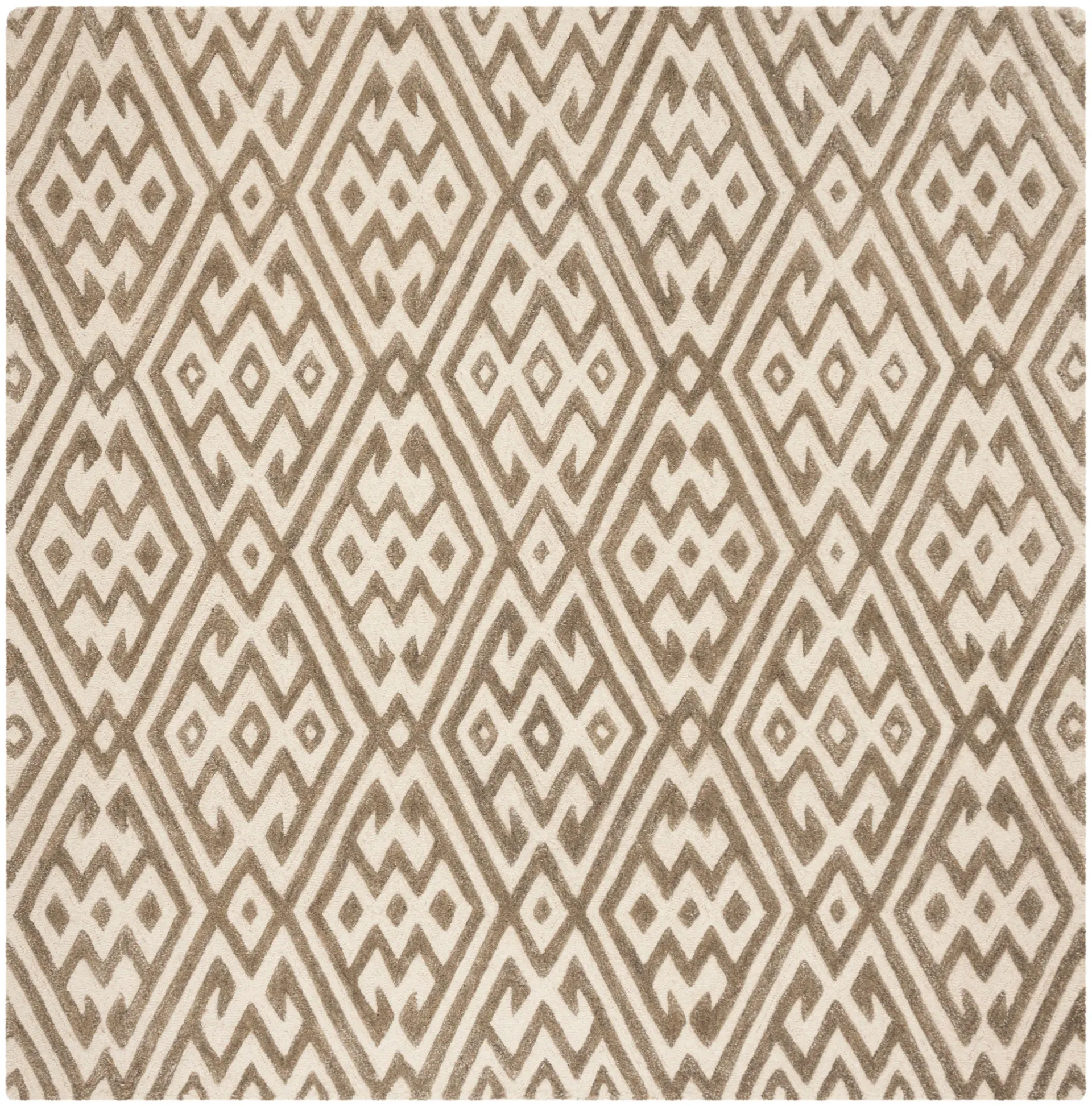 Cambridge Diamond Maze Hand-Tufted Wool Rug