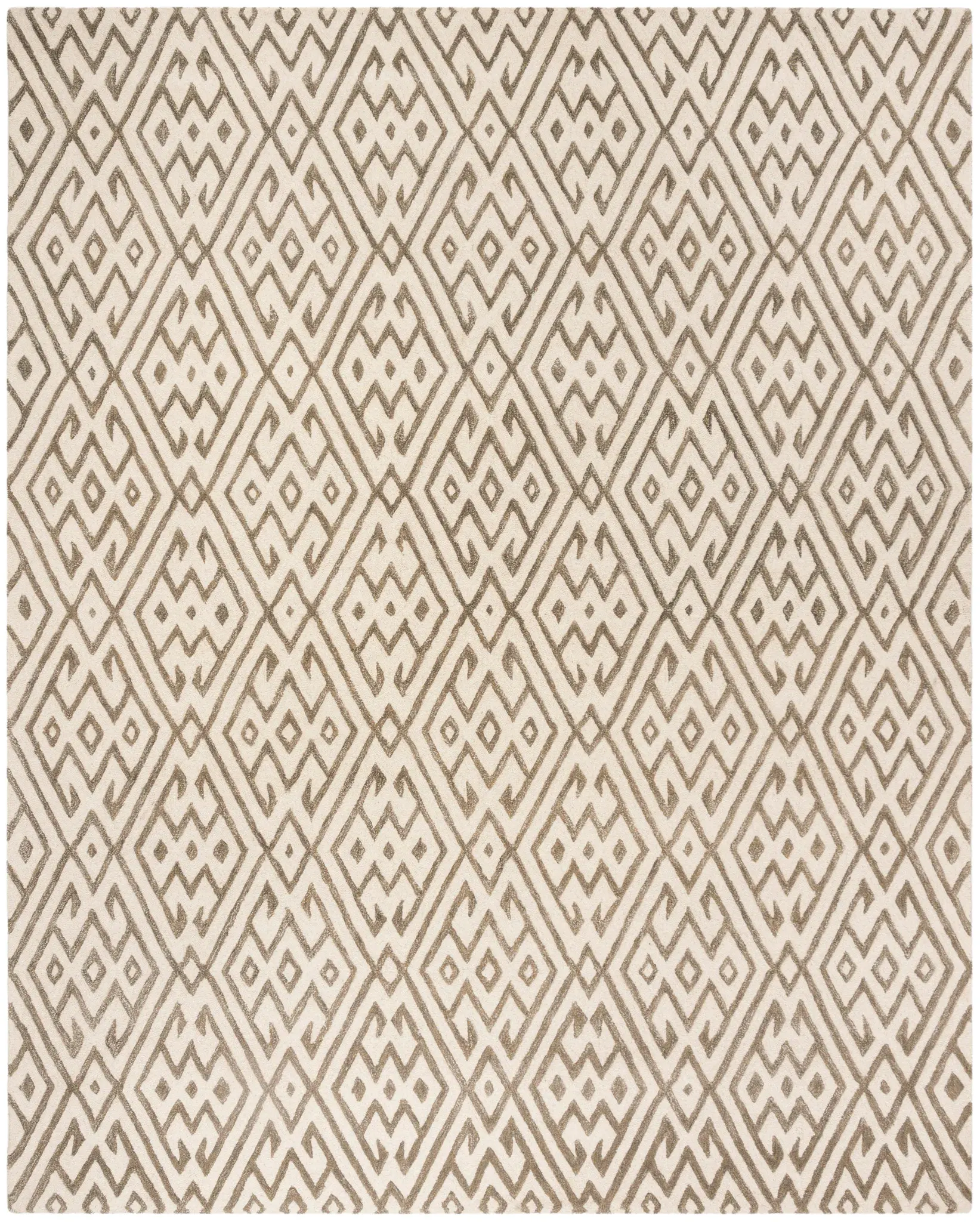 Cambridge Diamond Maze Hand-Tufted Wool Rug