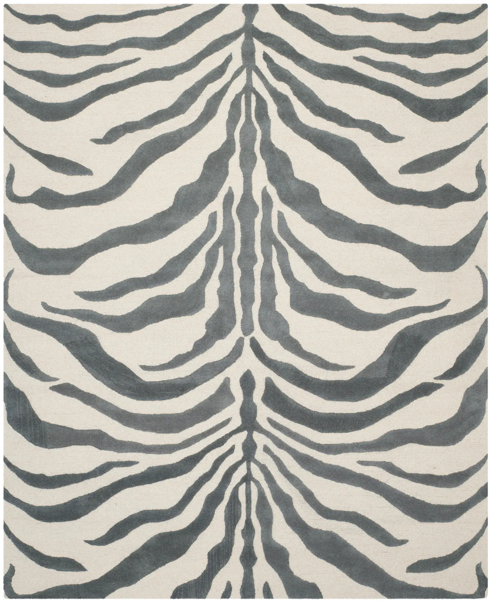 Cambridge Zebra Stripe Hand-Tufted Wool Rug
