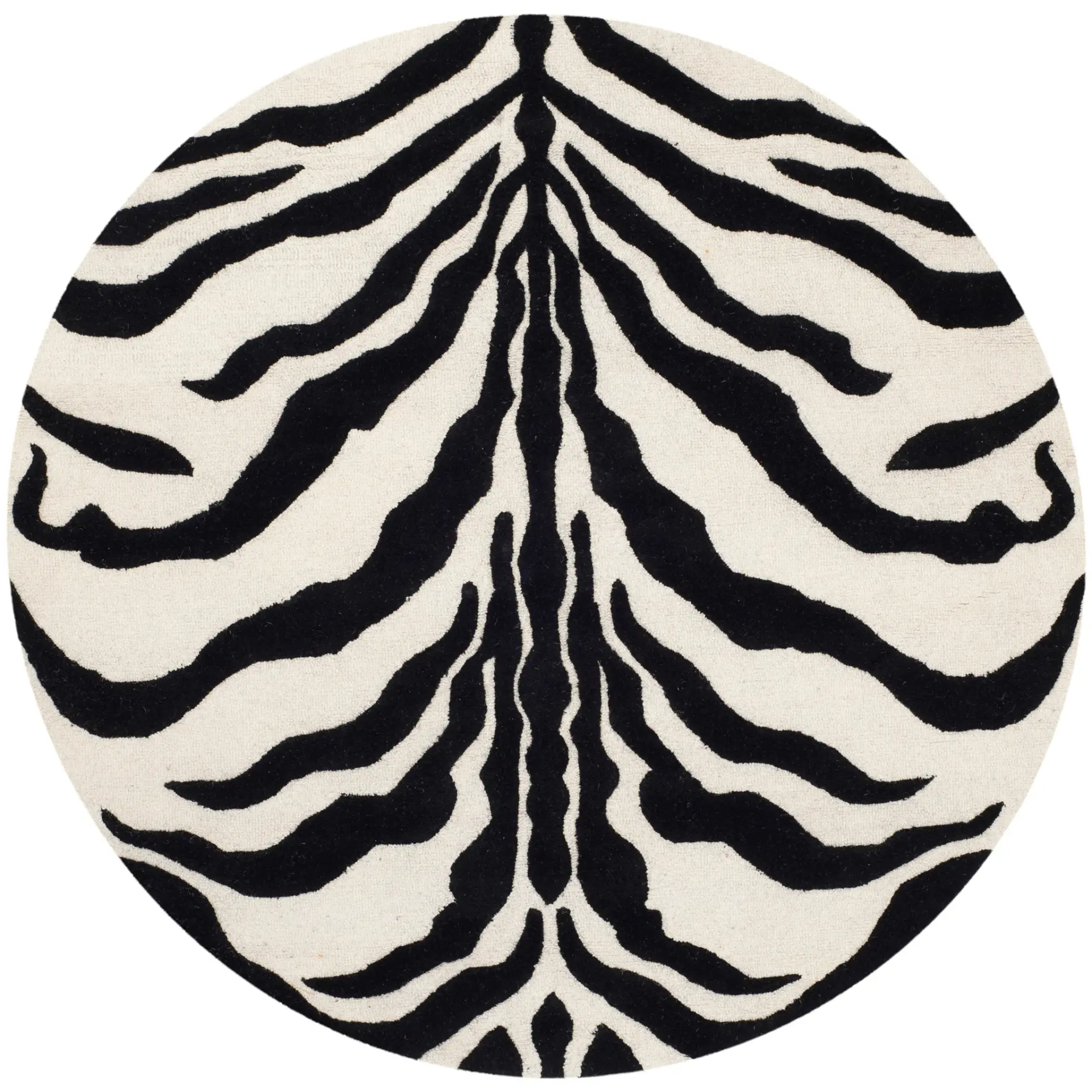 Cambridge Zebra Stripe Hand-Tufted Wool Rug