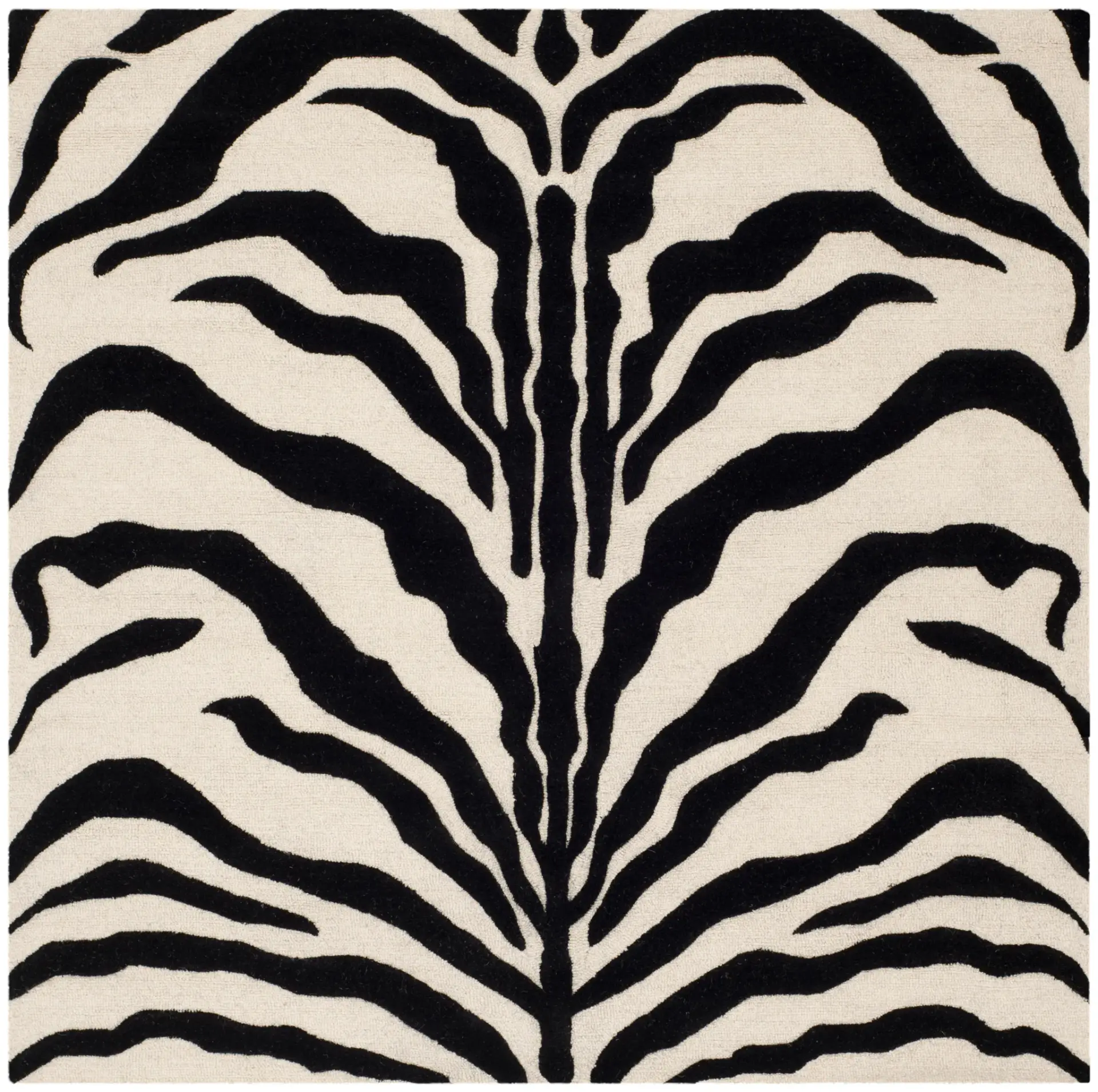 Cambridge Zebra Stripe Hand-Tufted Wool Rug