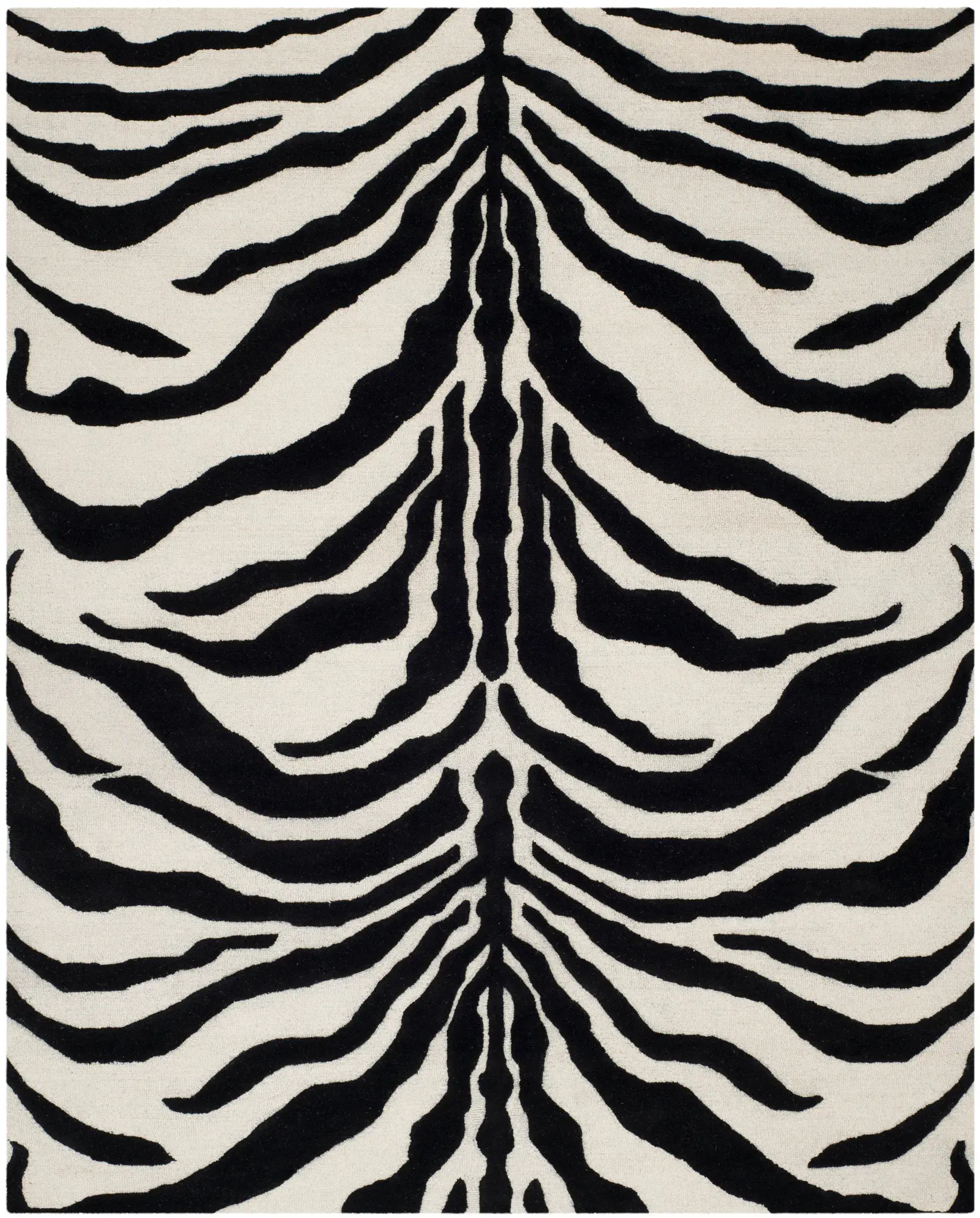 Cambridge Zebra Stripe Hand-Tufted Wool Rug