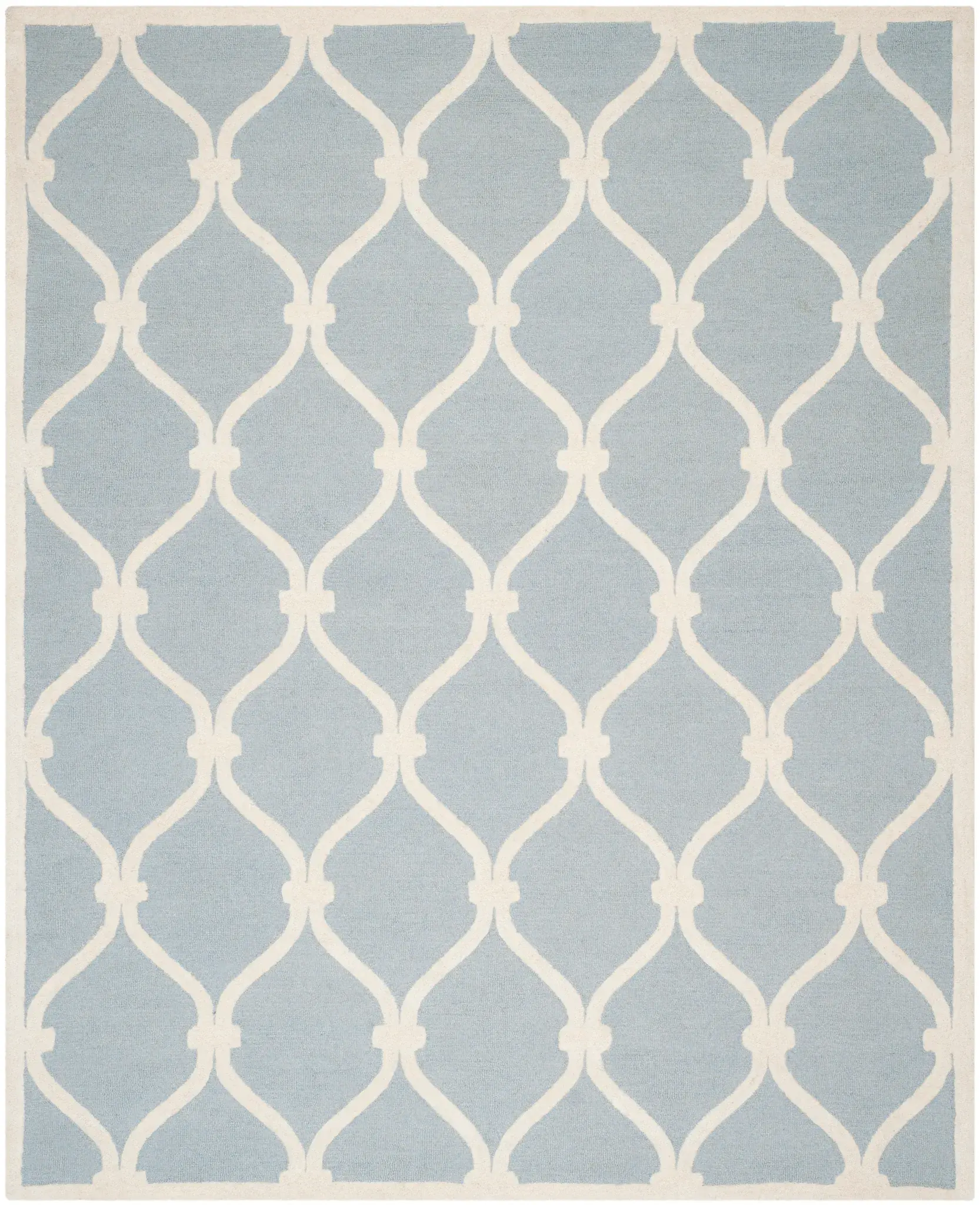 Cambridge Linked Ogee Hand-Tufted Wool Rug