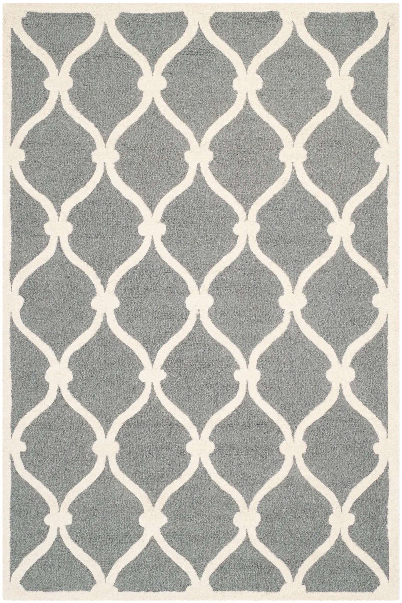 Cambridge Linked Ogee Hand-Tufted Wool Rug