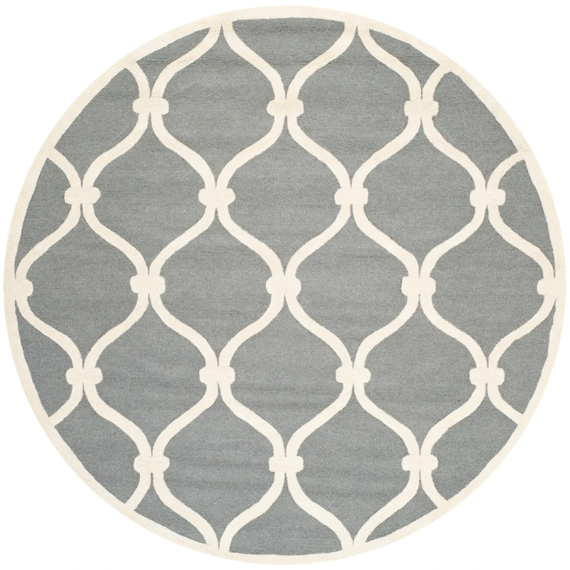 Cambridge Linked Ogee Hand-Tufted Wool Rug
