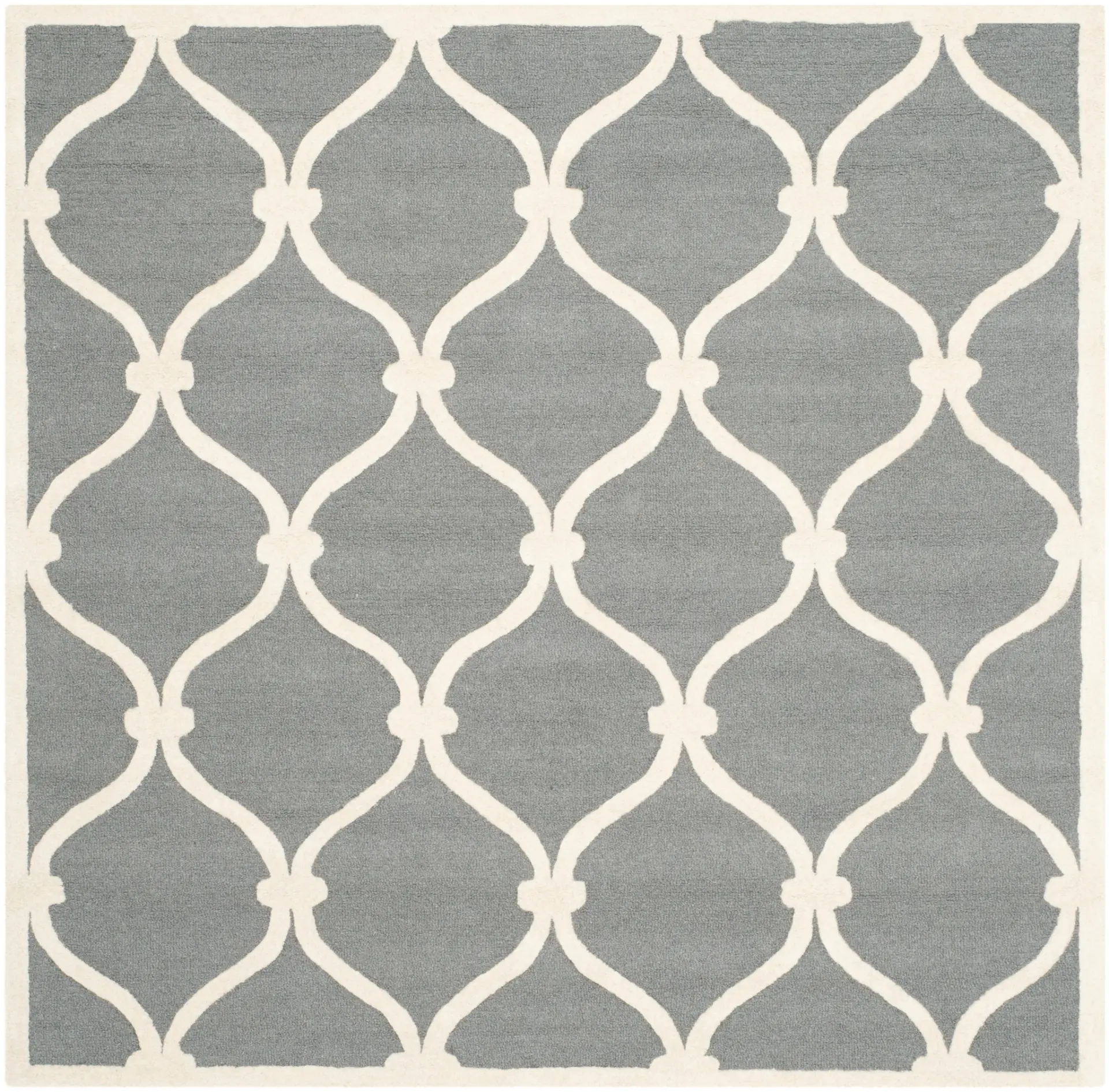 Cambridge Linked Ogee Hand-Tufted Wool Rug