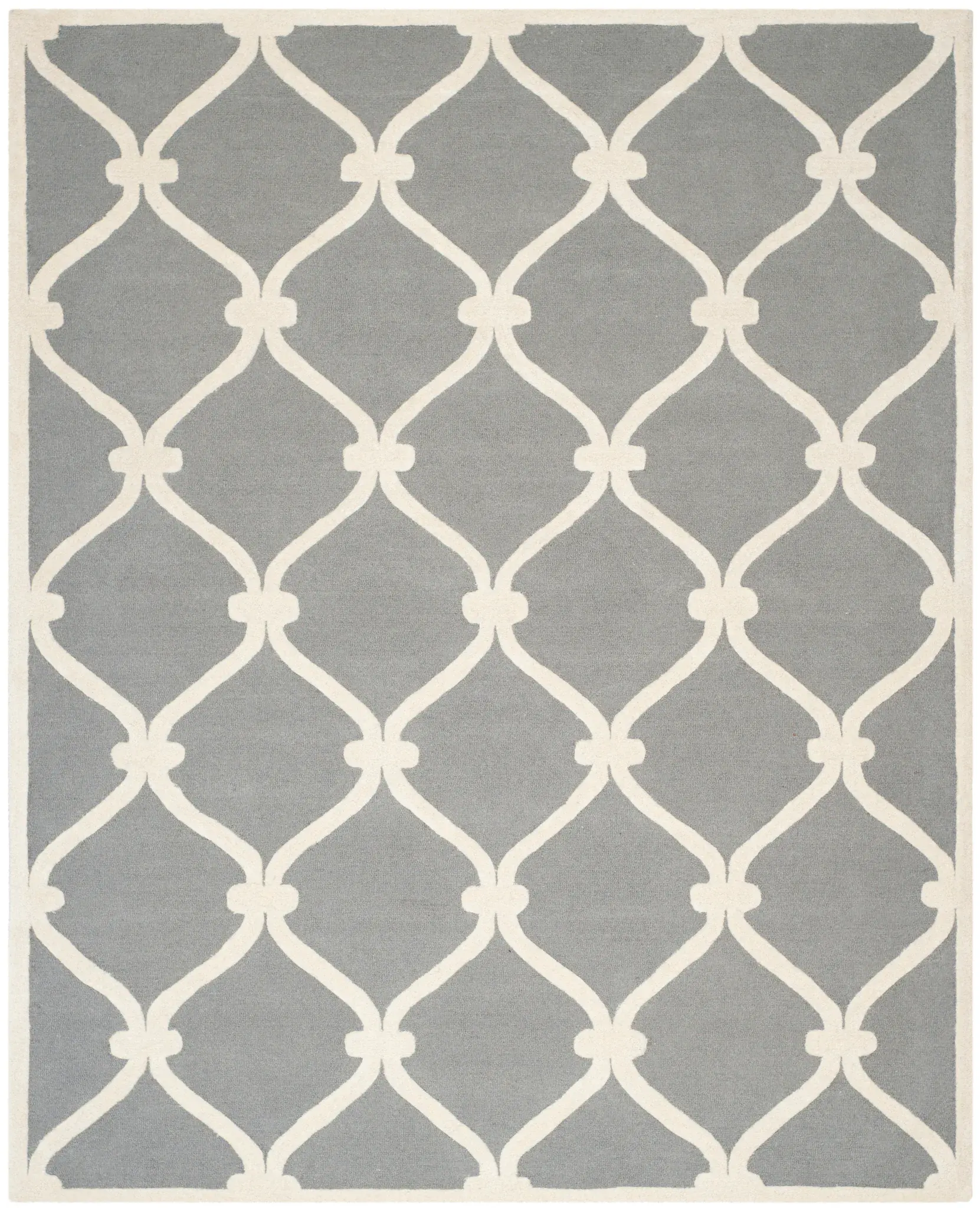 Cambridge Linked Ogee Hand-Tufted Wool Rug