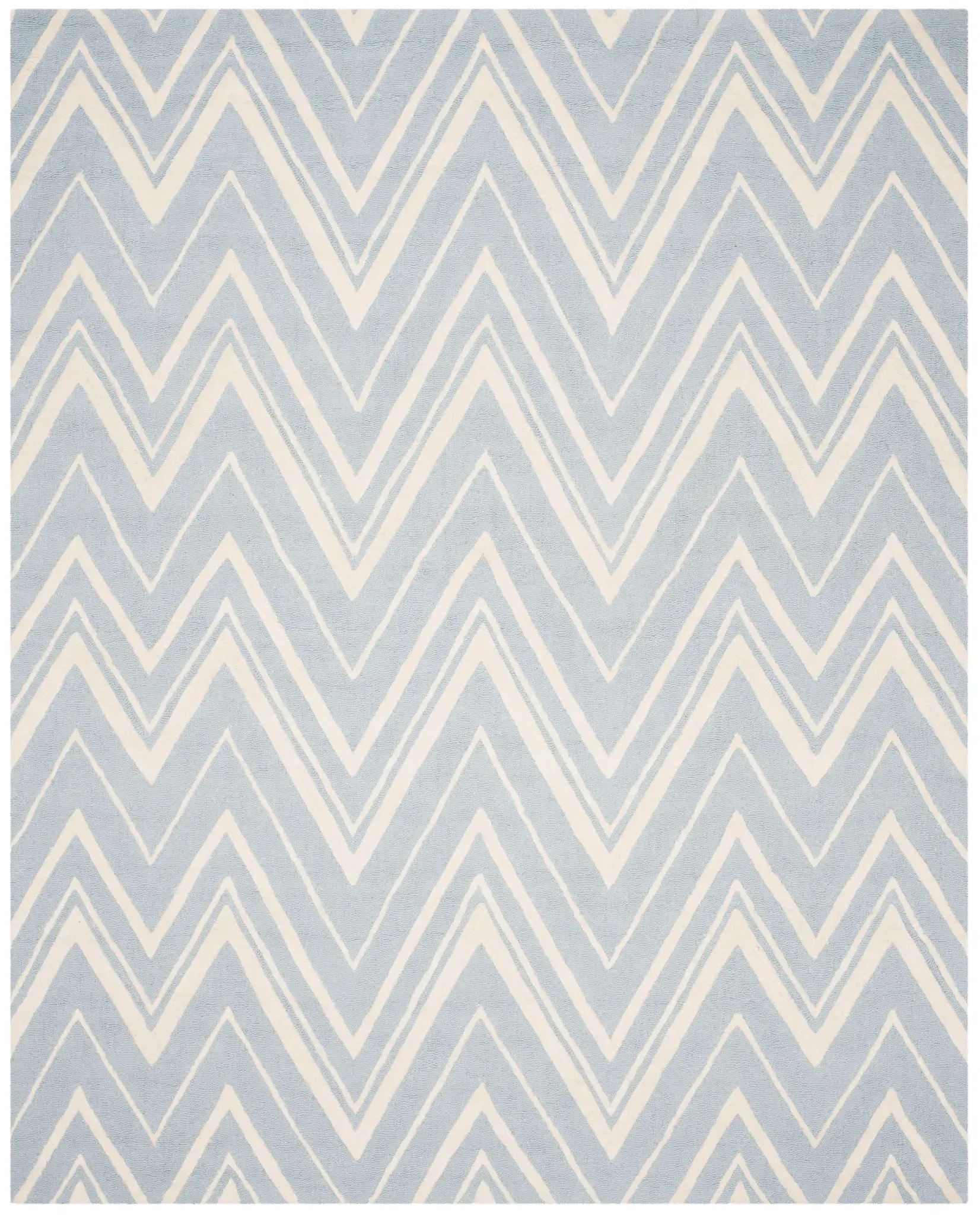 Cambridge Double Chevron Hand-Tufted Wool Rug