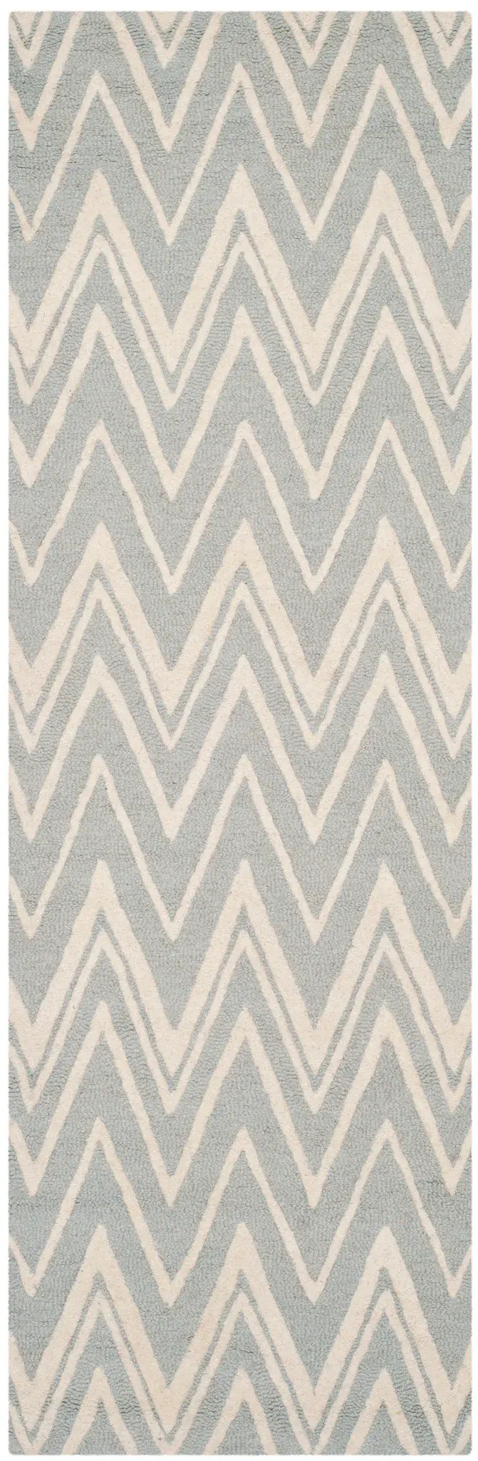 Cambridge Double Chevron Hand-Tufted Wool Rug