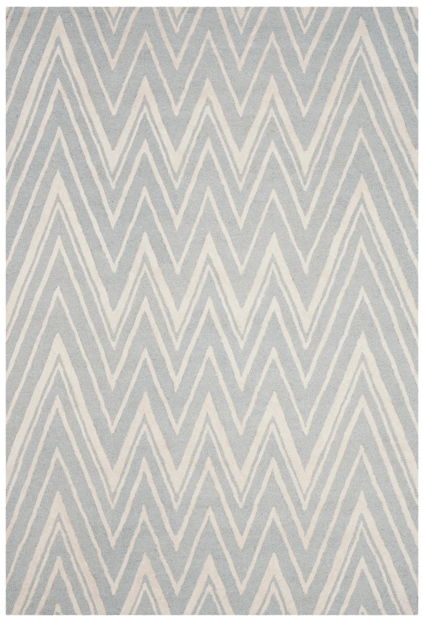 Cambridge Double Chevron Hand-Tufted Wool Rug