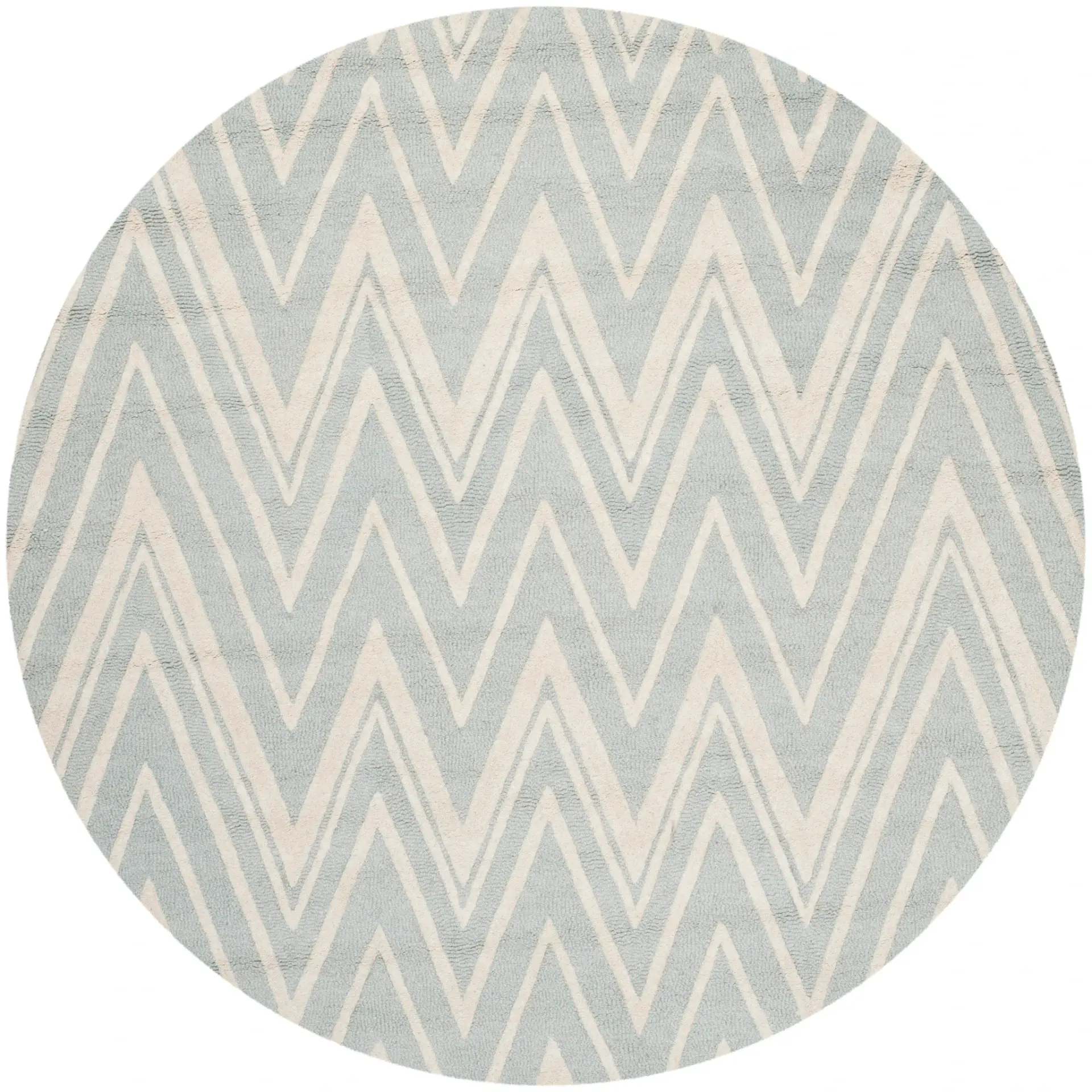 Cambridge Double Chevron Hand-Tufted Wool Rug