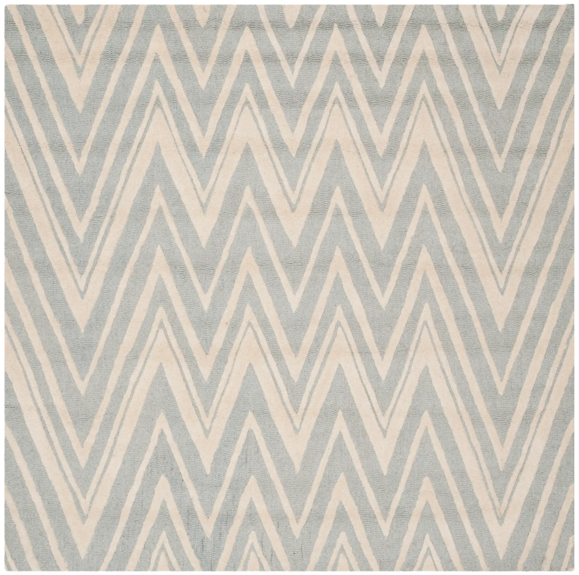 Cambridge Double Chevron Hand-Tufted Wool Rug