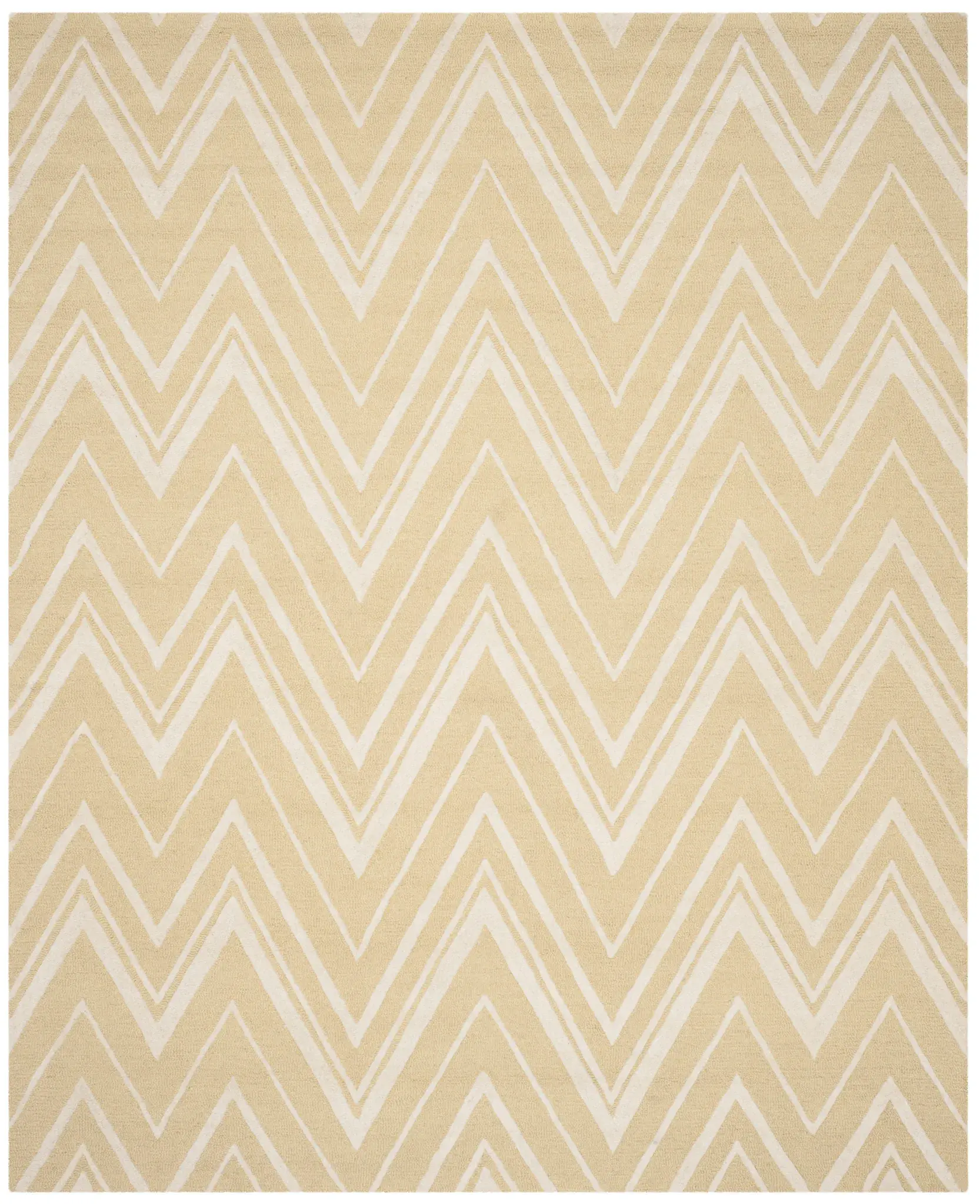 Cambridge Double Chevron Hand-Tufted Wool Rug