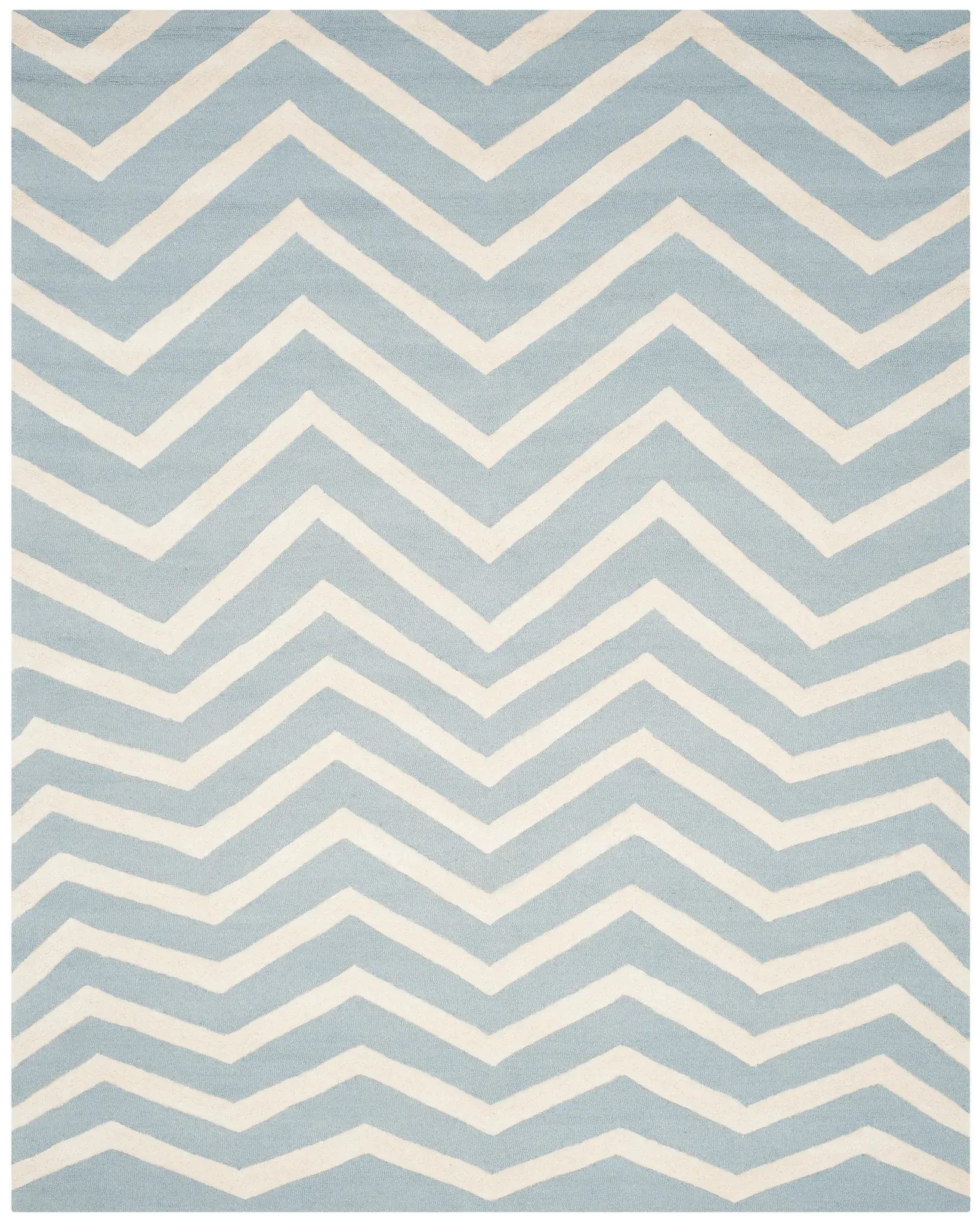 Cambridge Textured Chevron Hand-Tufted Wool Rug