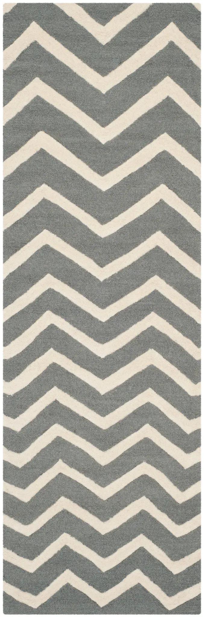 Cambridge Textured Chevron Hand-Tufted Wool Rug