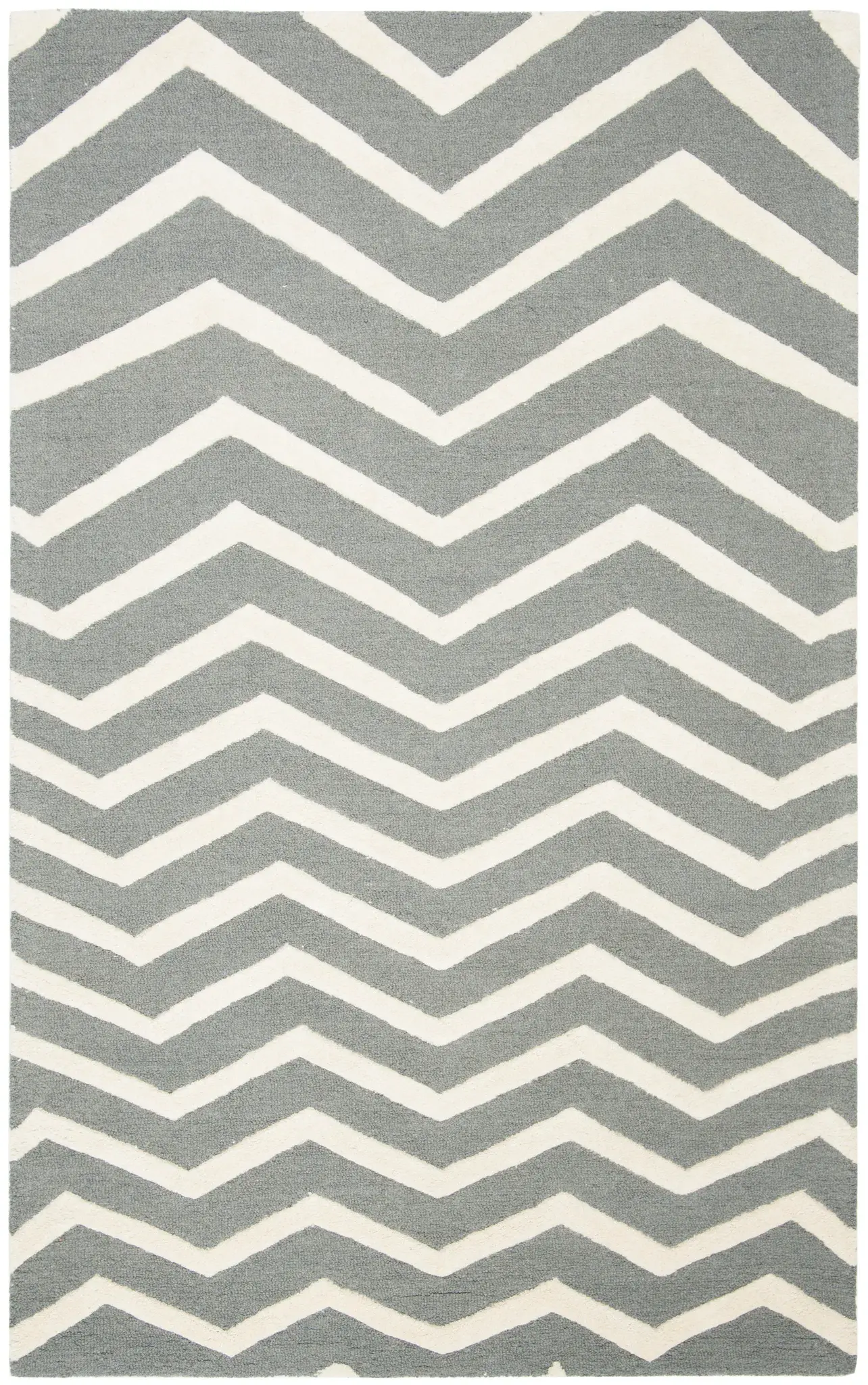 Cambridge Textured Chevron Hand-Tufted Wool Rug