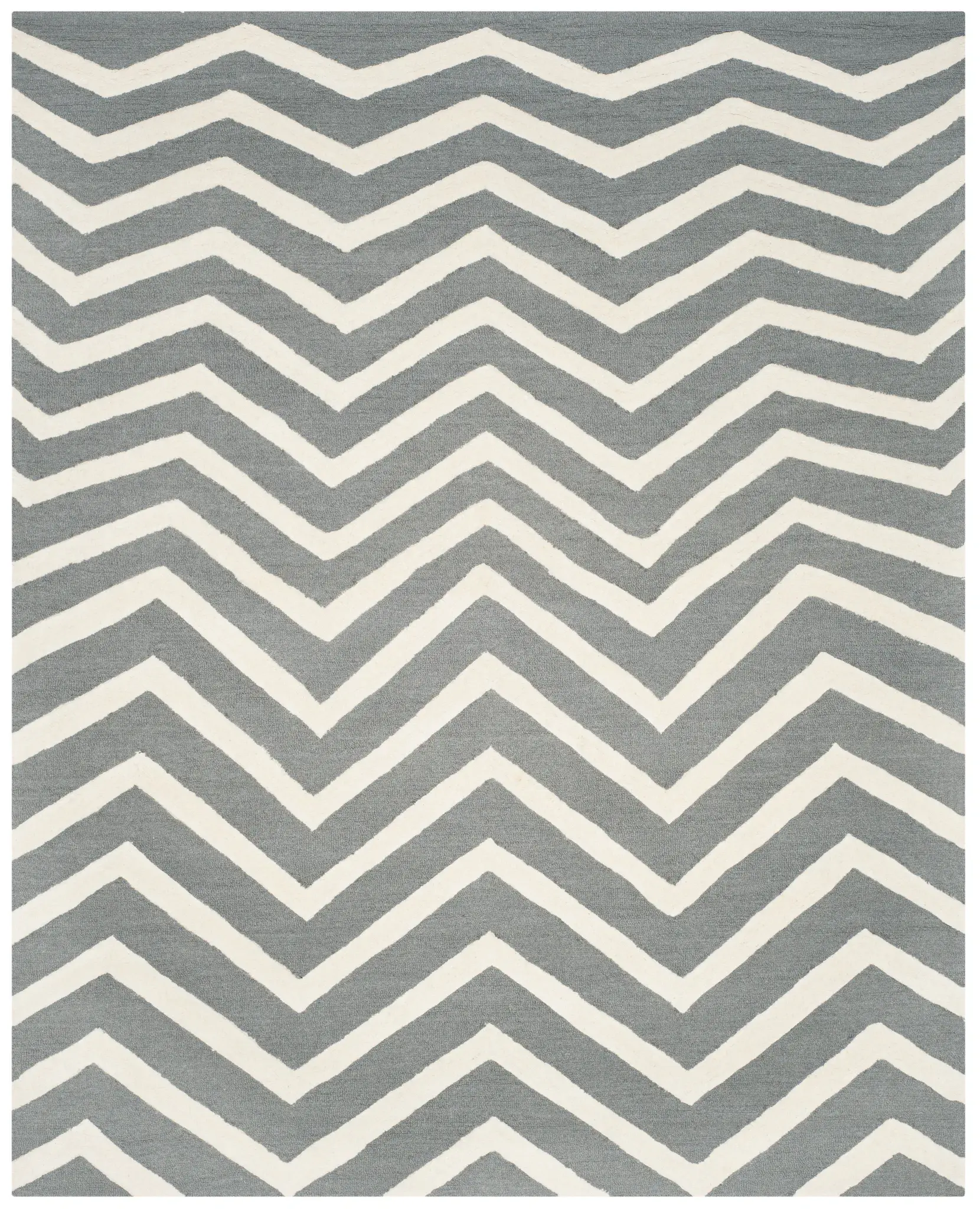 Cambridge Textured Chevron Hand-Tufted Wool Rug