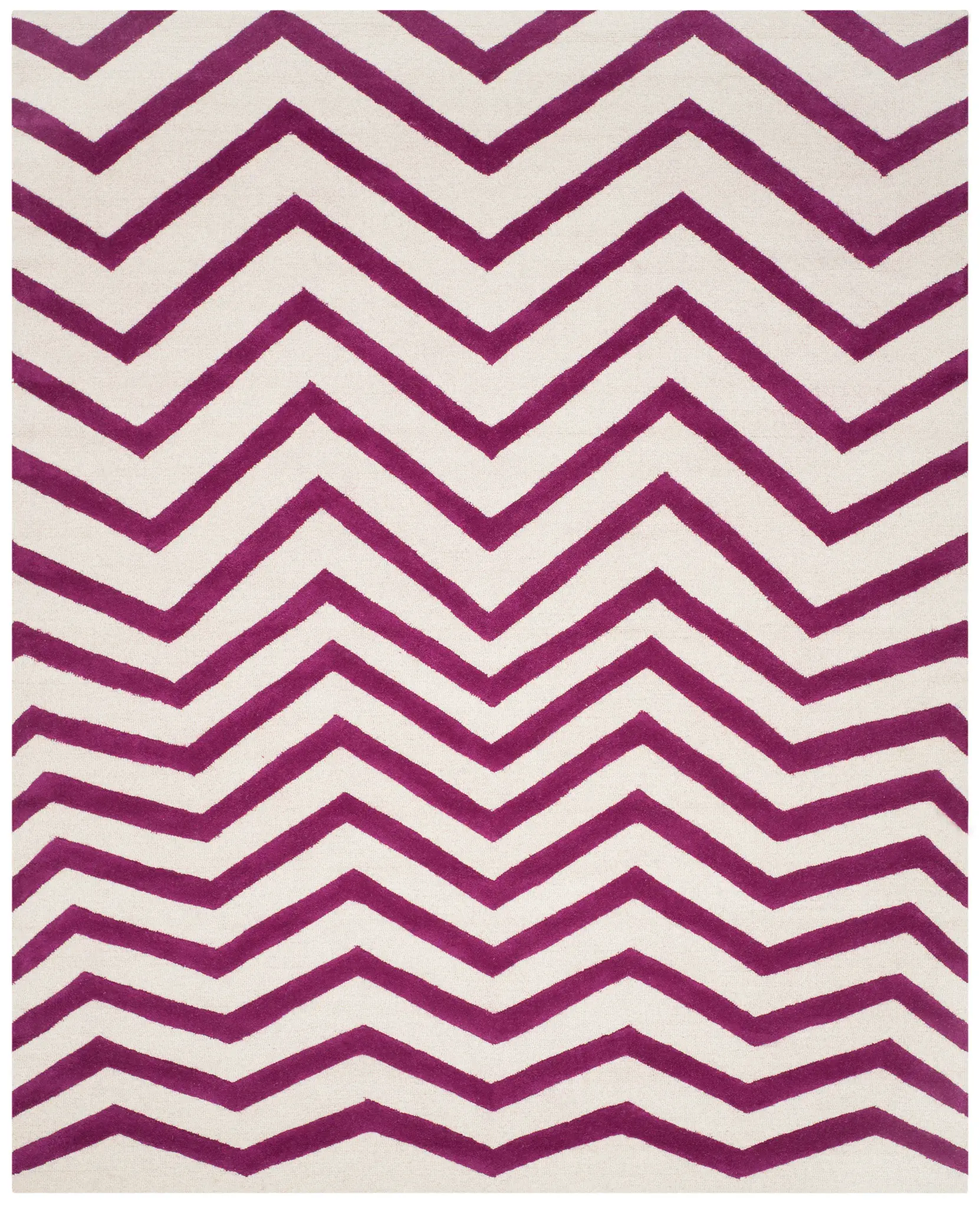 Cambridge Textured Chevron Hand-Tufted Wool Rug