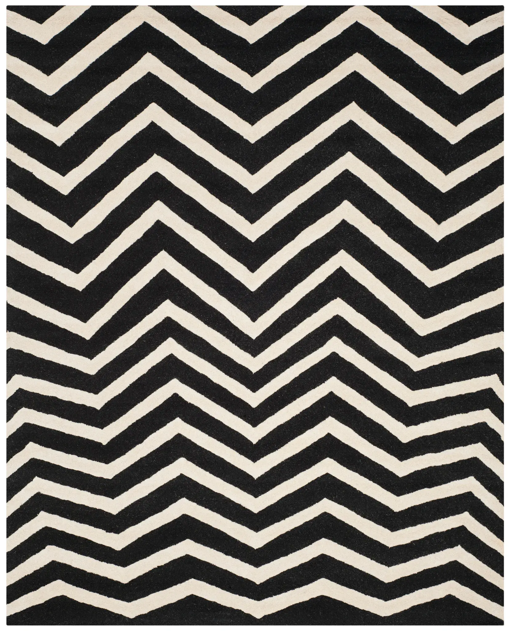 Cambridge Textured Chevron Hand-Tufted Wool Rug