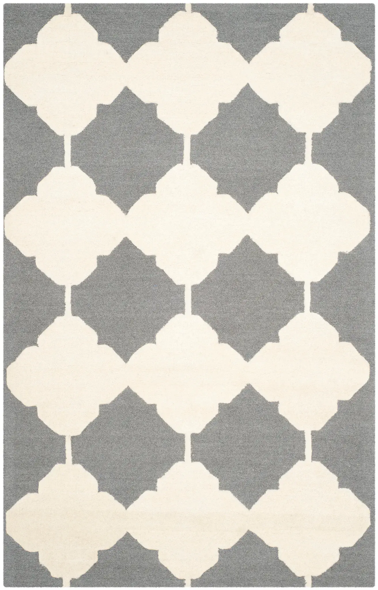 Cambridge Scalloped Diamond Hand-Tufted Wool Rug
