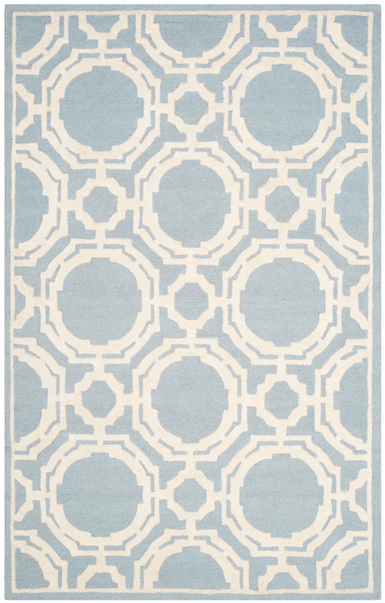 Cambridge Connected Rings Hand-Tufted Wool Rug