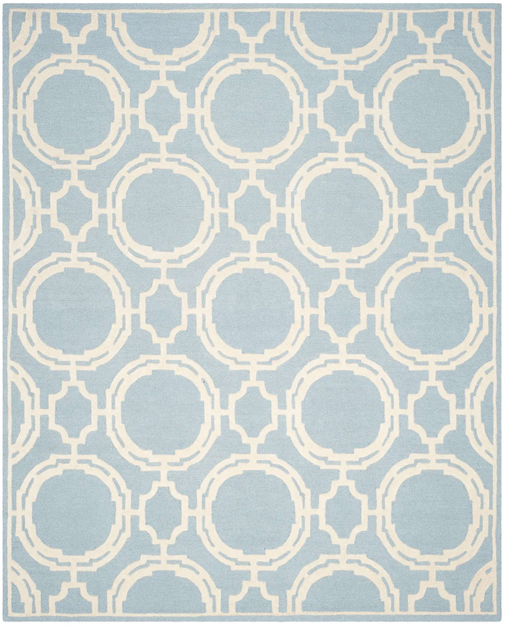 Cambridge Connected Rings Hand-Tufted Wool Rug