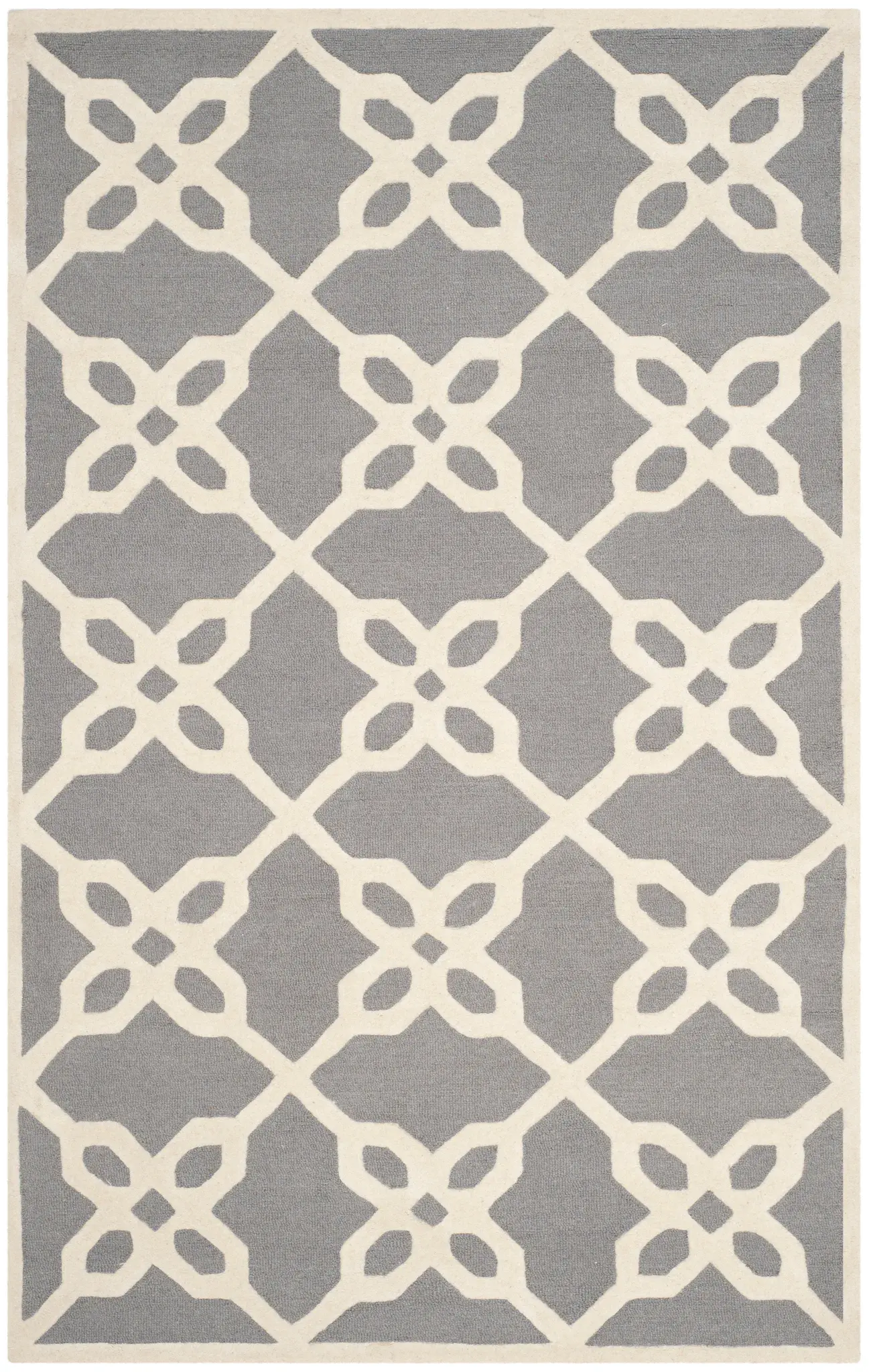 Cambridge Floral Trellis Hand-Tufted Wool Rug