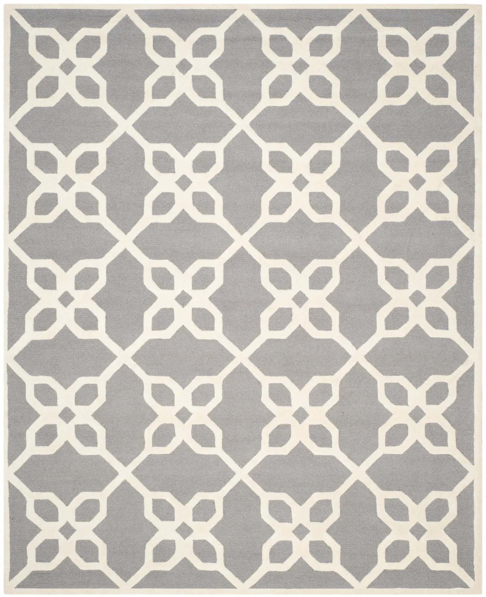Cambridge Floral Trellis Hand-Tufted Wool Rug